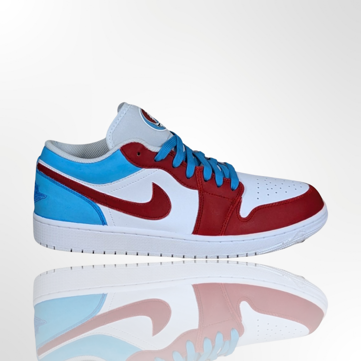 "Grateful Dead" Custom Shoes - Jordan 1 Low - FREE SHIPPING