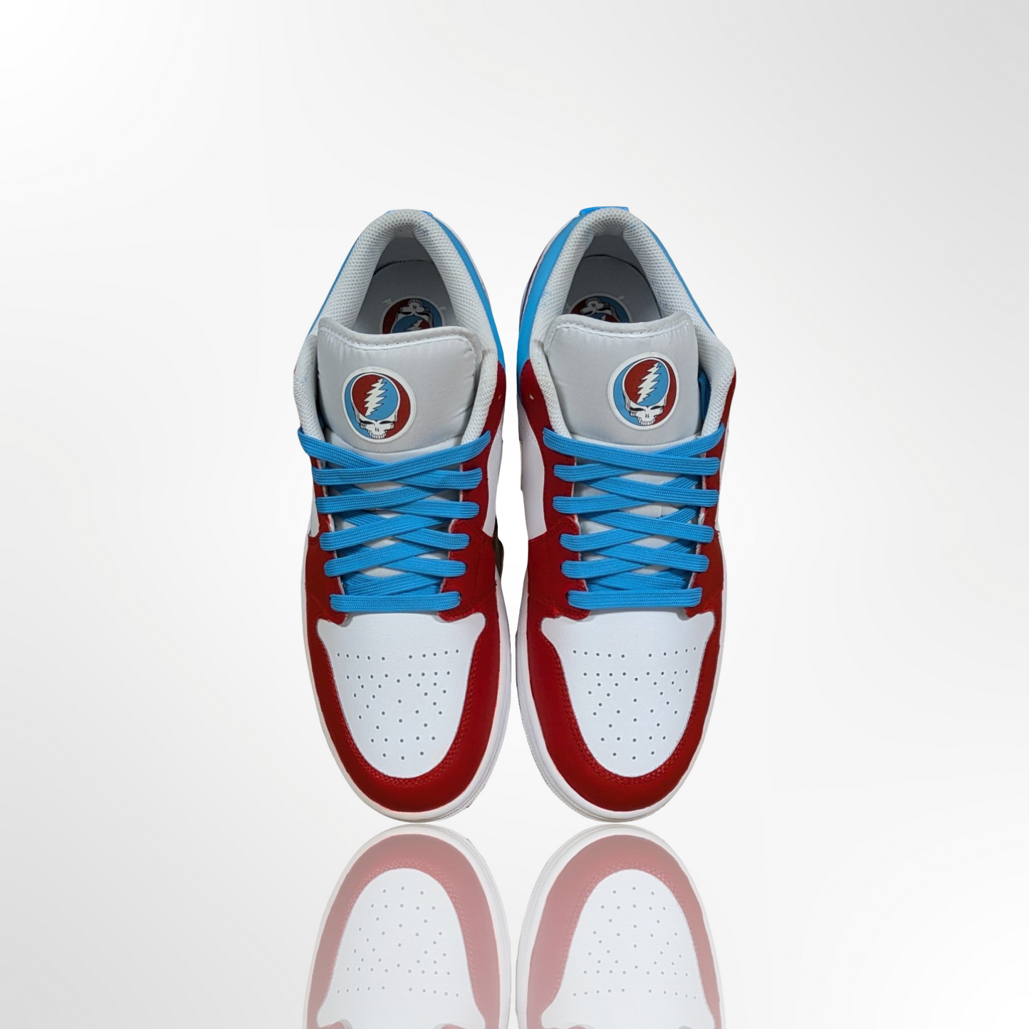 "Grateful Dead" Custom Shoes - Jordan 1 Low - FREE SHIPPING