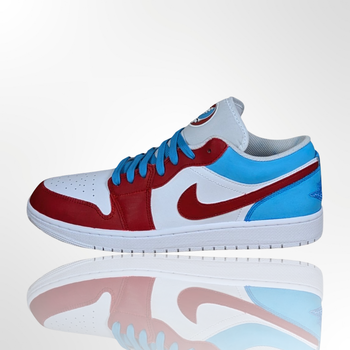 "Grateful Dead" Custom Shoes - Jordan 1 Low - FREE SHIPPING