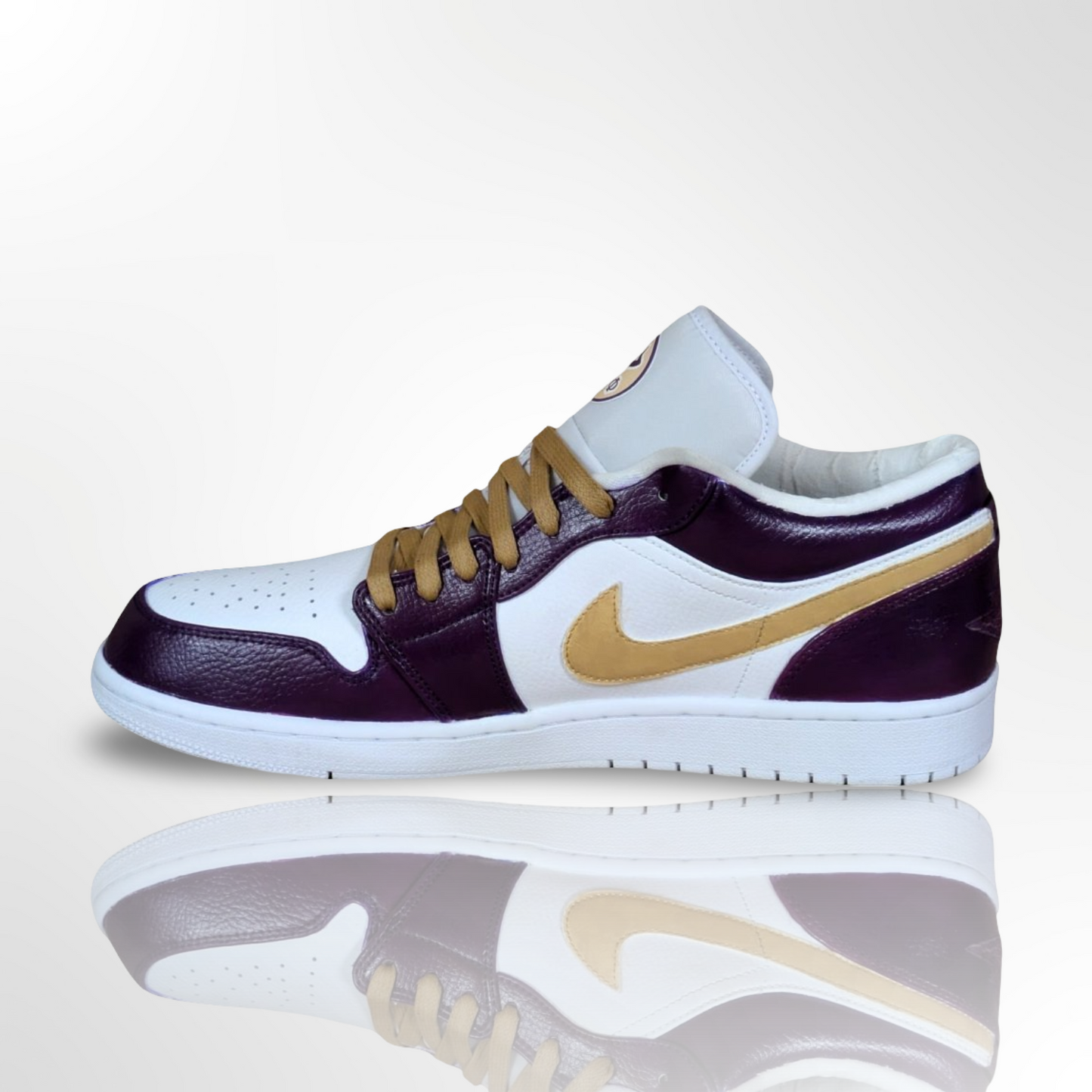 Omega Psi Phi / Q Dog Customs Shoes - Jordan 1 Low - FREE SHIPPING