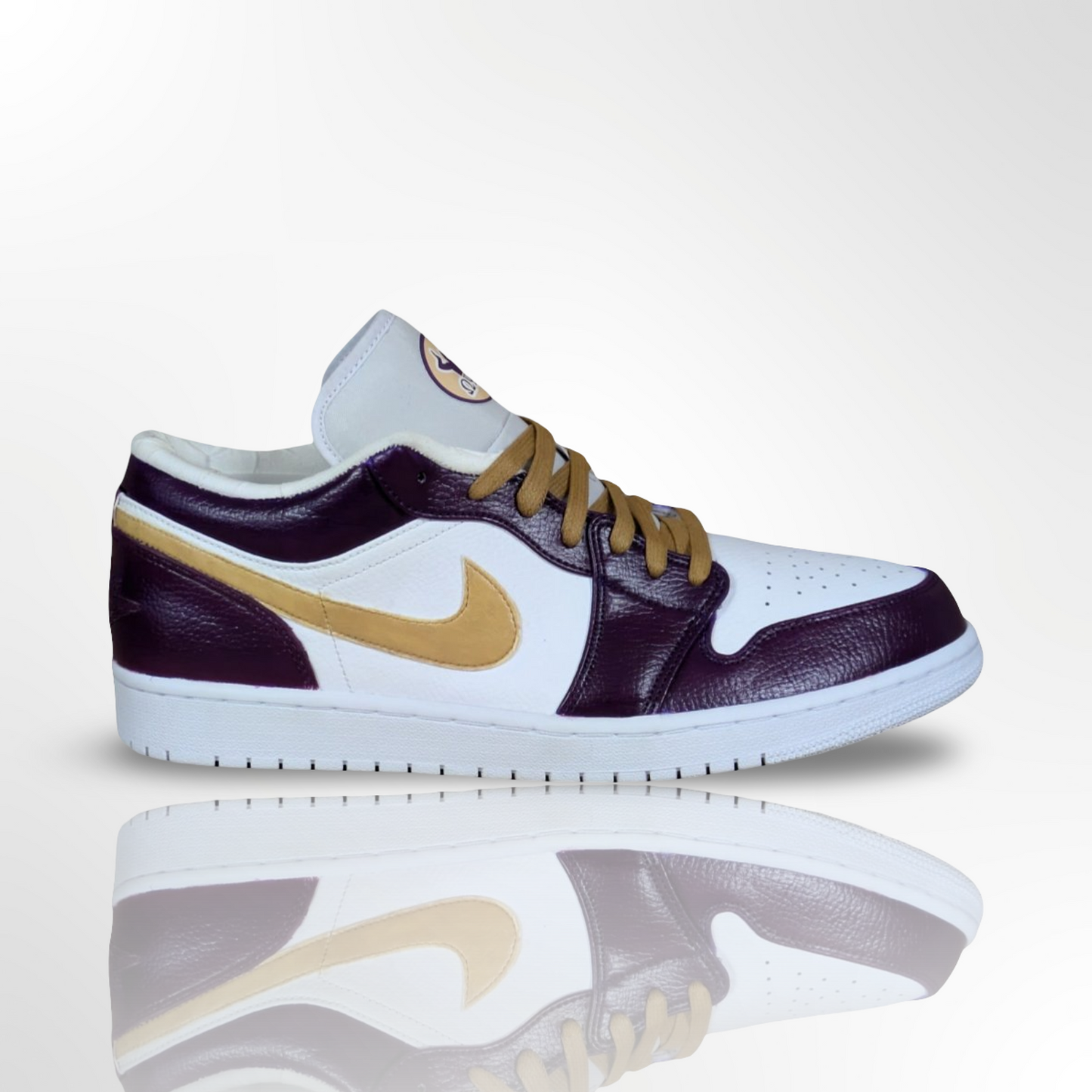 Omega Psi Phi / Q Dog Customs Shoes - Jordan 1 Low - FREE SHIPPING