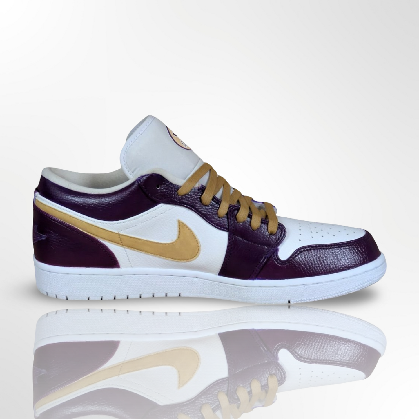 Omega Psi Phi / Q Dog Customs Shoes - Jordan 1 Low - FREE SHIPPING