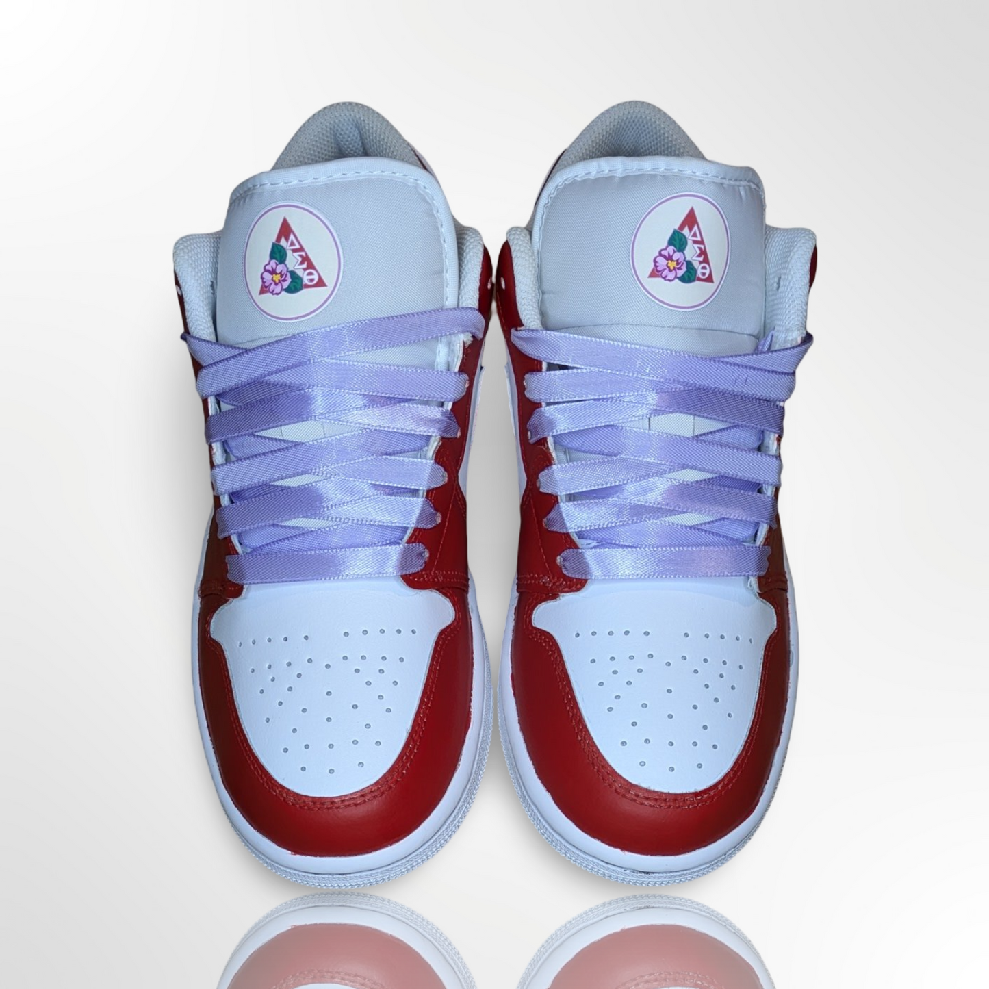 ‘Delta Sigma Theta’ Custom Shoes - Jordan 1 Low - FREE SHIPPING
