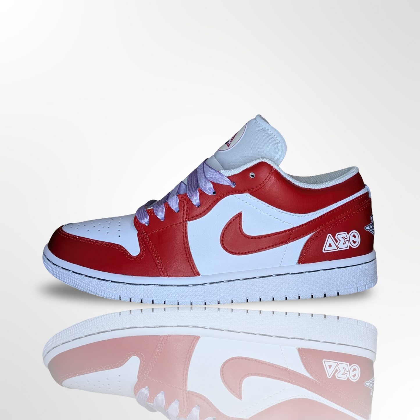 ‘Delta Sigma Theta’ Custom Shoes - Jordan 1 Low - FREE SHIPPING