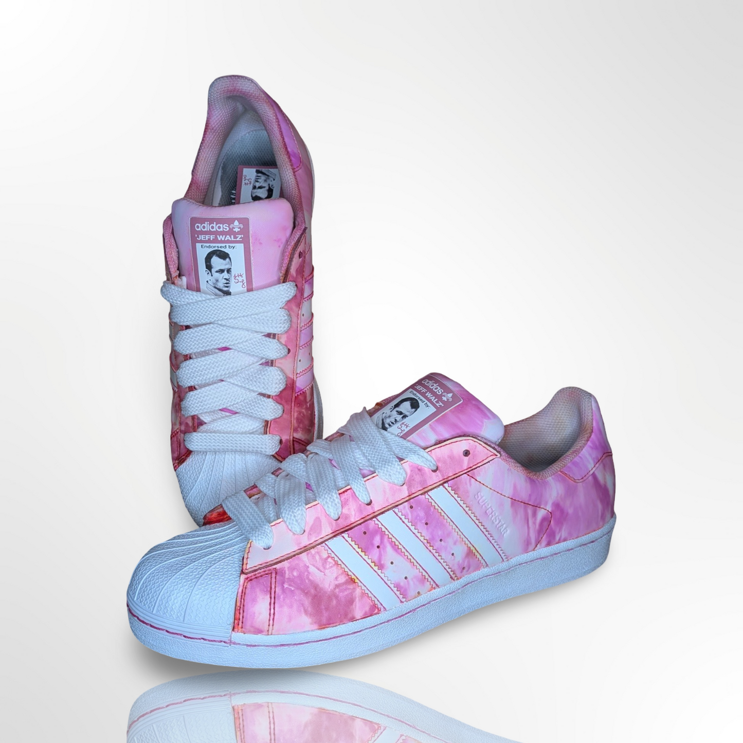UofL University of Louisville Marbled Custom Shoes - Adidas Superstar - FREE SHIPPING