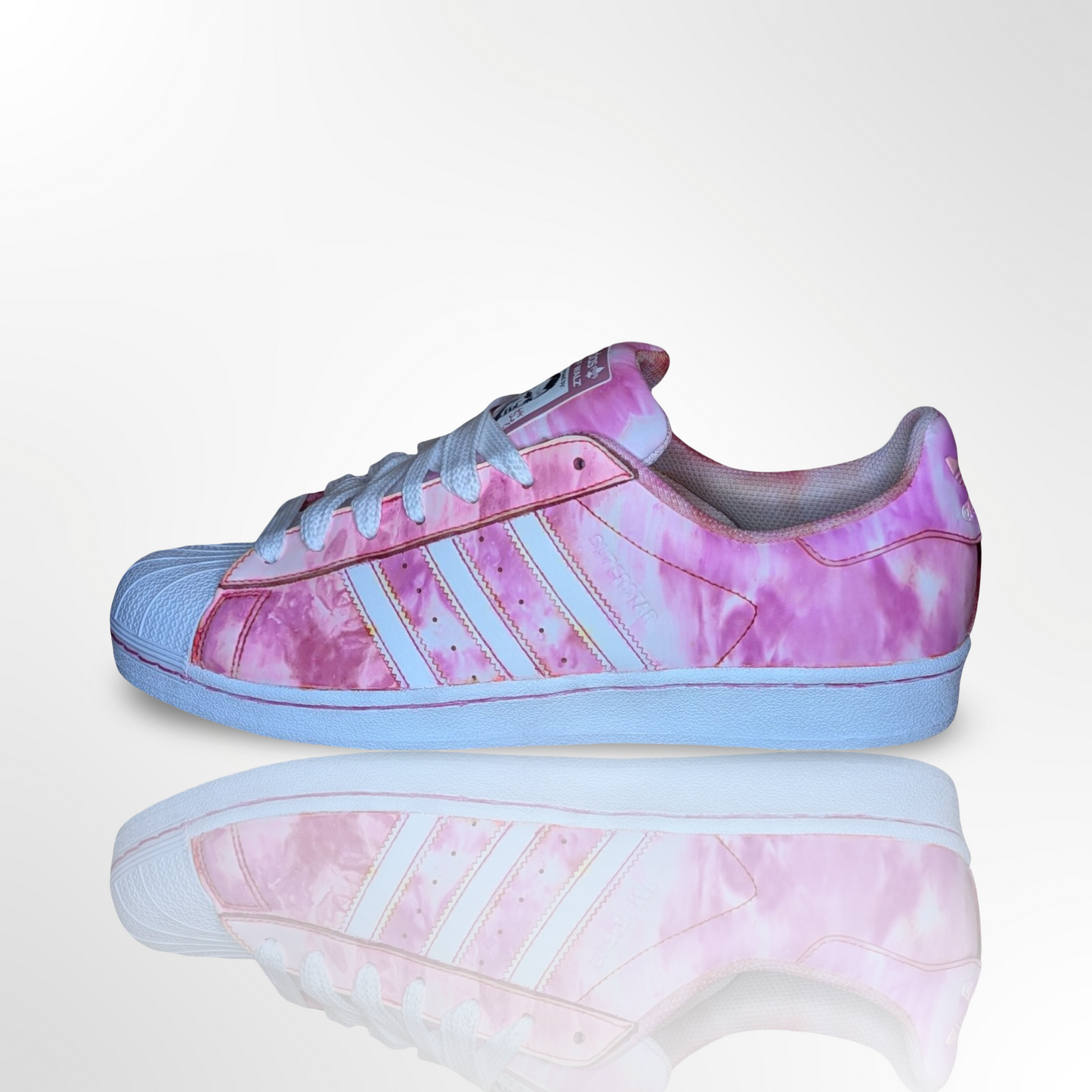 UofL University of Louisville Marbled Custom Shoes - Adidas Superstar - FREE SHIPPING