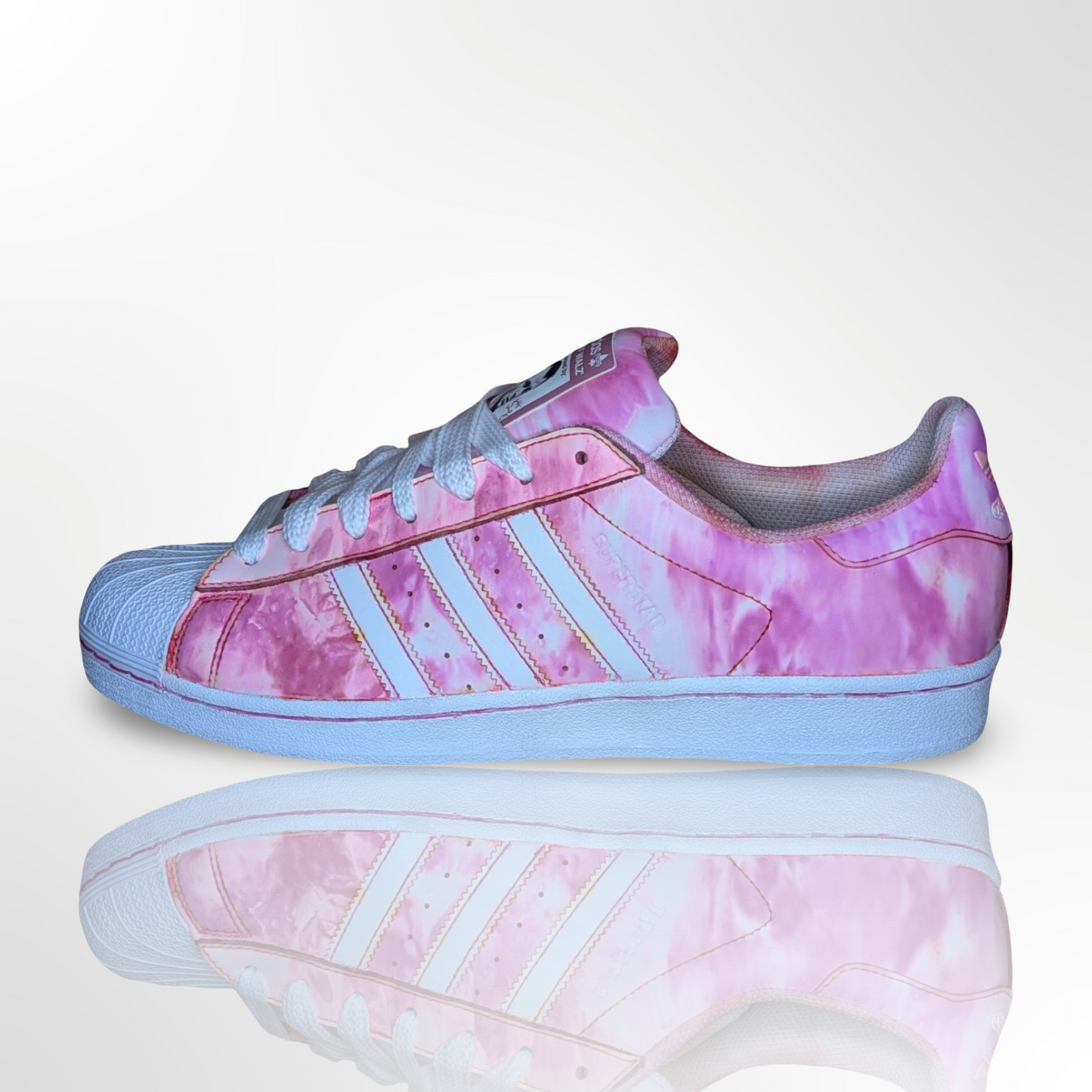 UofL University of Louisville Marbled Custom Shoes - Adidas Superstar - FREE SHIPPING