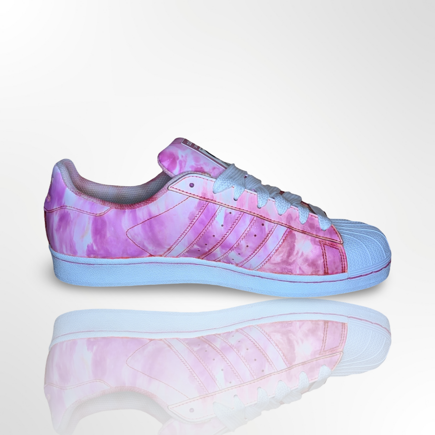 UofL University of Louisville Marbled Custom Shoes - Adidas Superstar - FREE SHIPPING