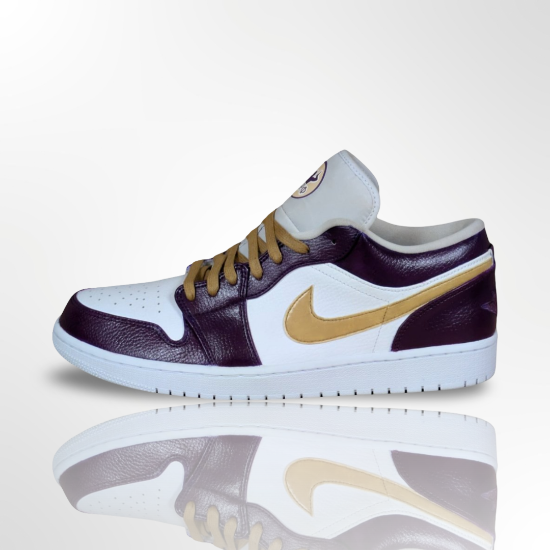 Omega Psi Phi / Q Dog Customs Shoes - Jordan 1 Low - FREE SHIPPING