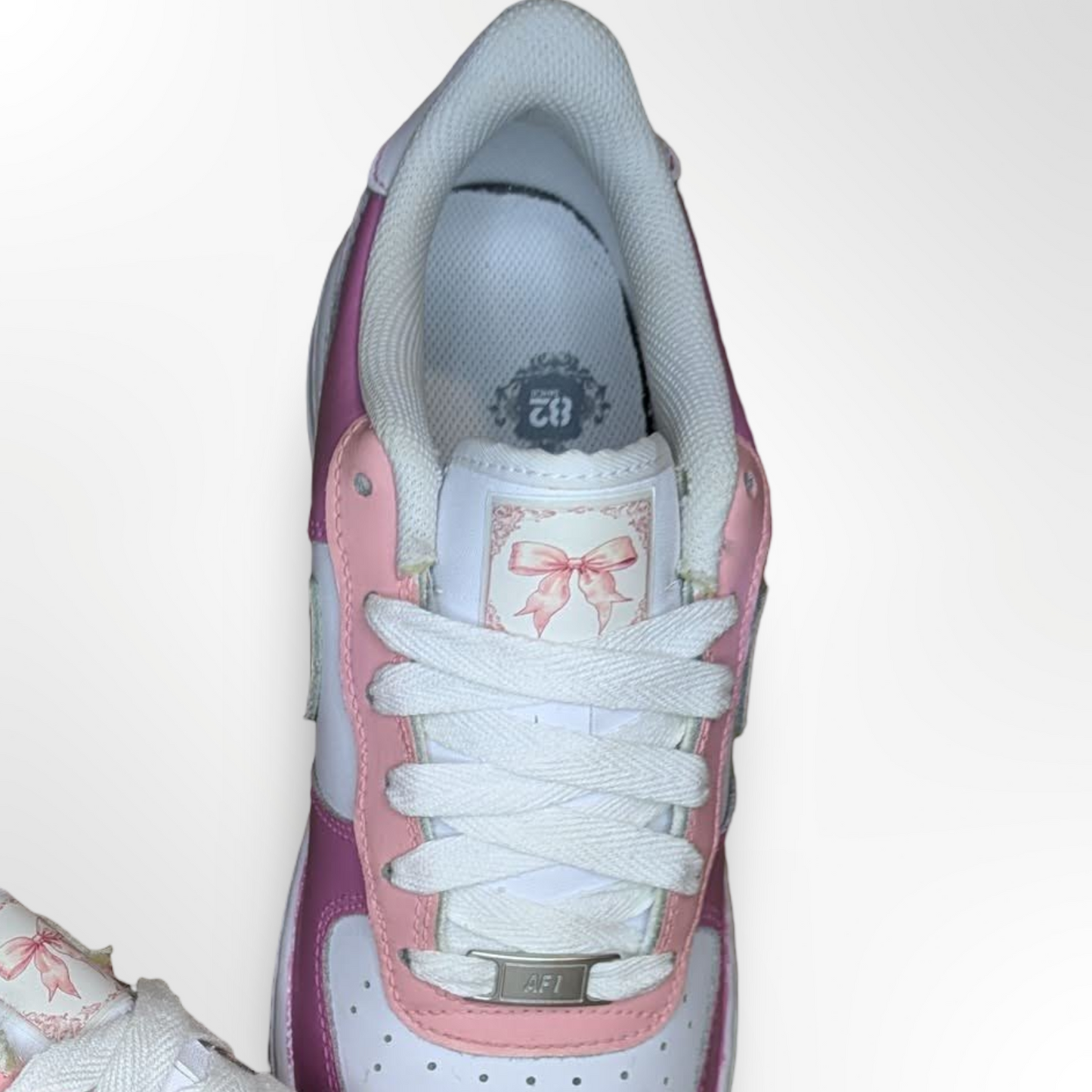 “Pretty in Pink” Custom Shoes - Nike Air Force 1 Low - FREE SHIPPING