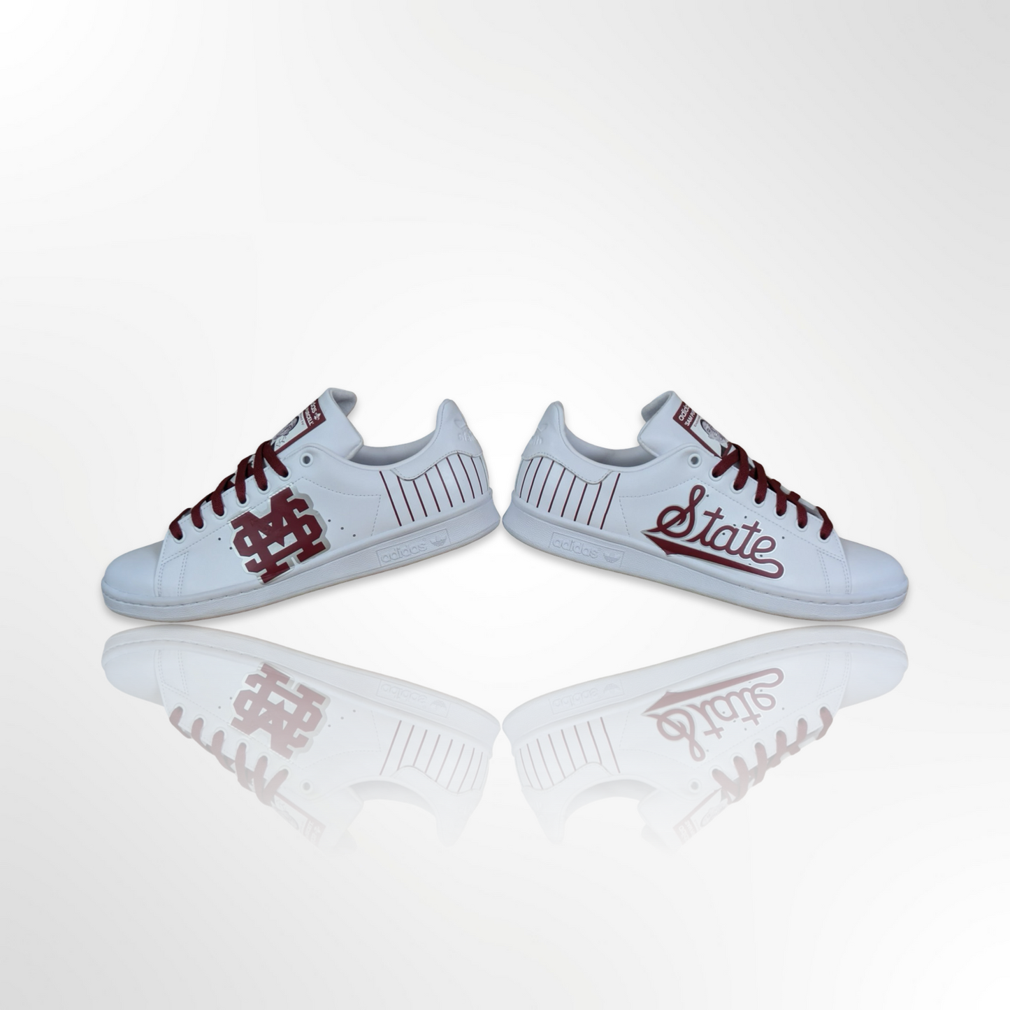 Mississippi State Custom Shoes - Adidas Stan Smith - FREE SHIPPING