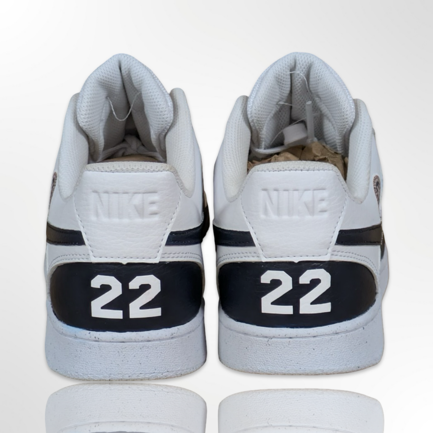 "New York Yankee" Custom Shoes - Nike Court Vision - FREE SHIPPING