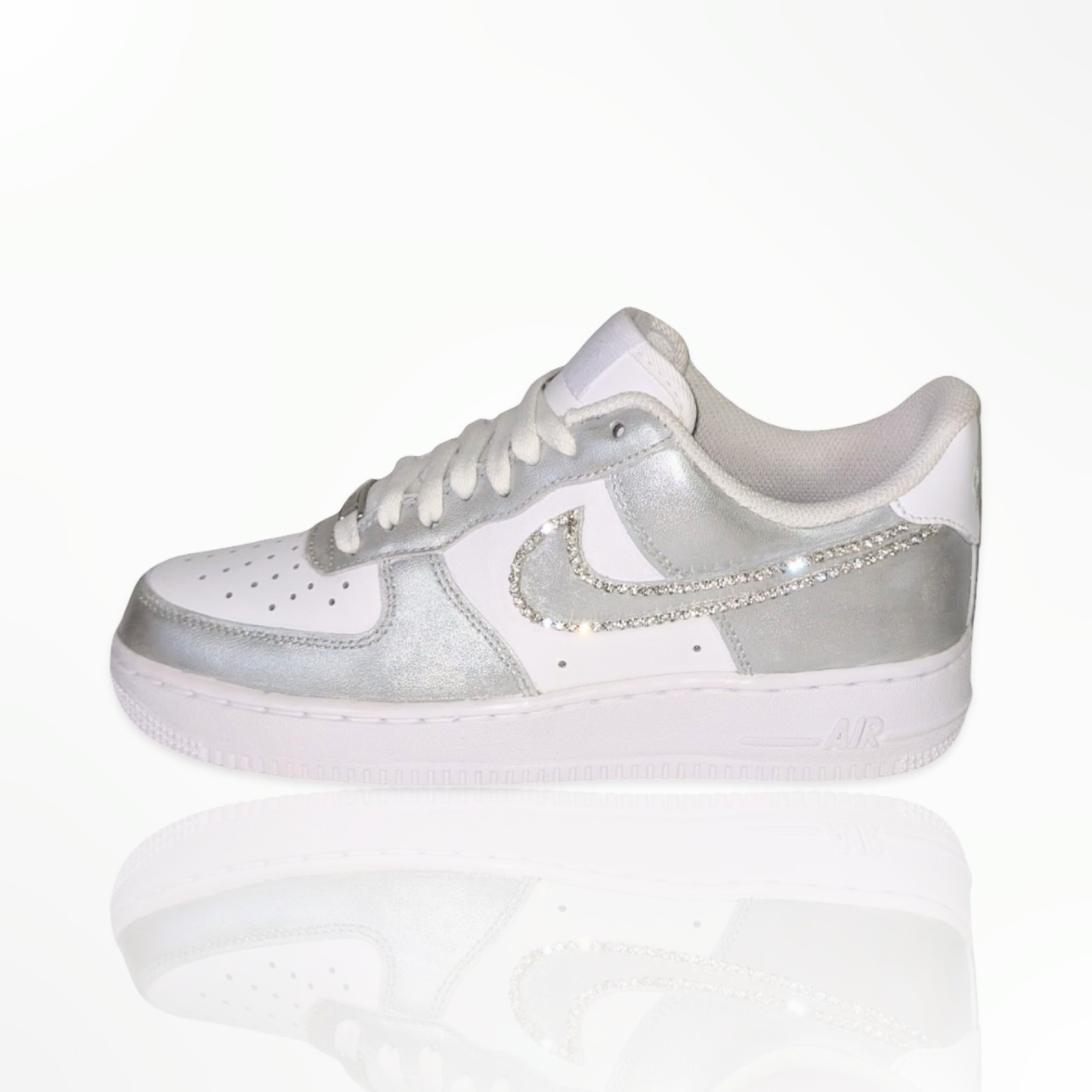 Pageant Glitter Custom Shoes - Nlke Air Force 1 Low - FREE SHIPPING