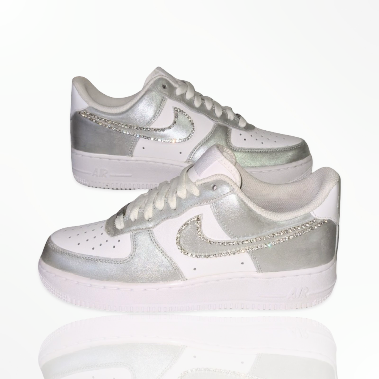 Pageant Glitter Custom Shoes - Nlke Air Force 1 Low - FREE SHIPPING