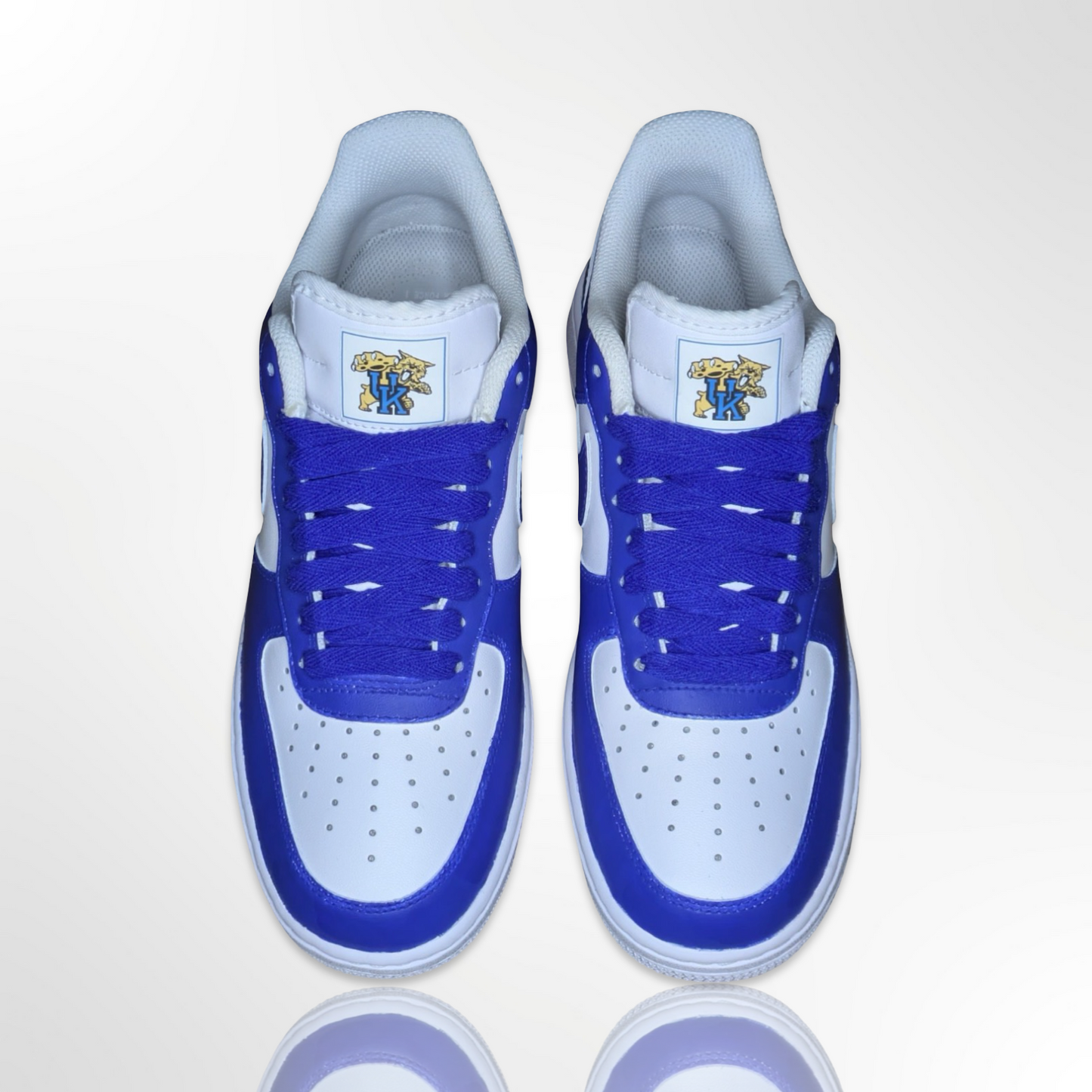 "UK" University of Kentucky Wildcat Custom Shoes - Nike Air Force 1 Low - FREE SHIPPING