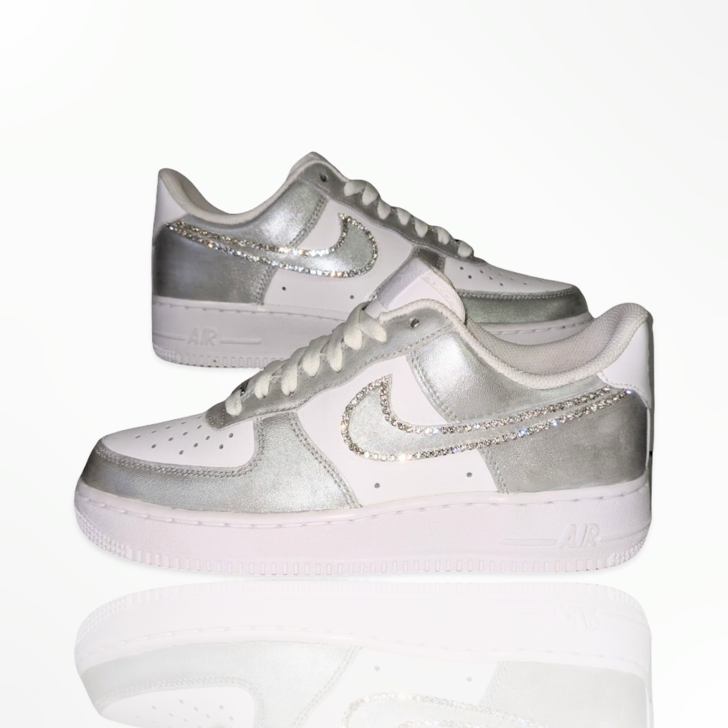 Pageant Glitter Custom Shoes - Nlke Air Force 1 Low - FREE SHIPPING