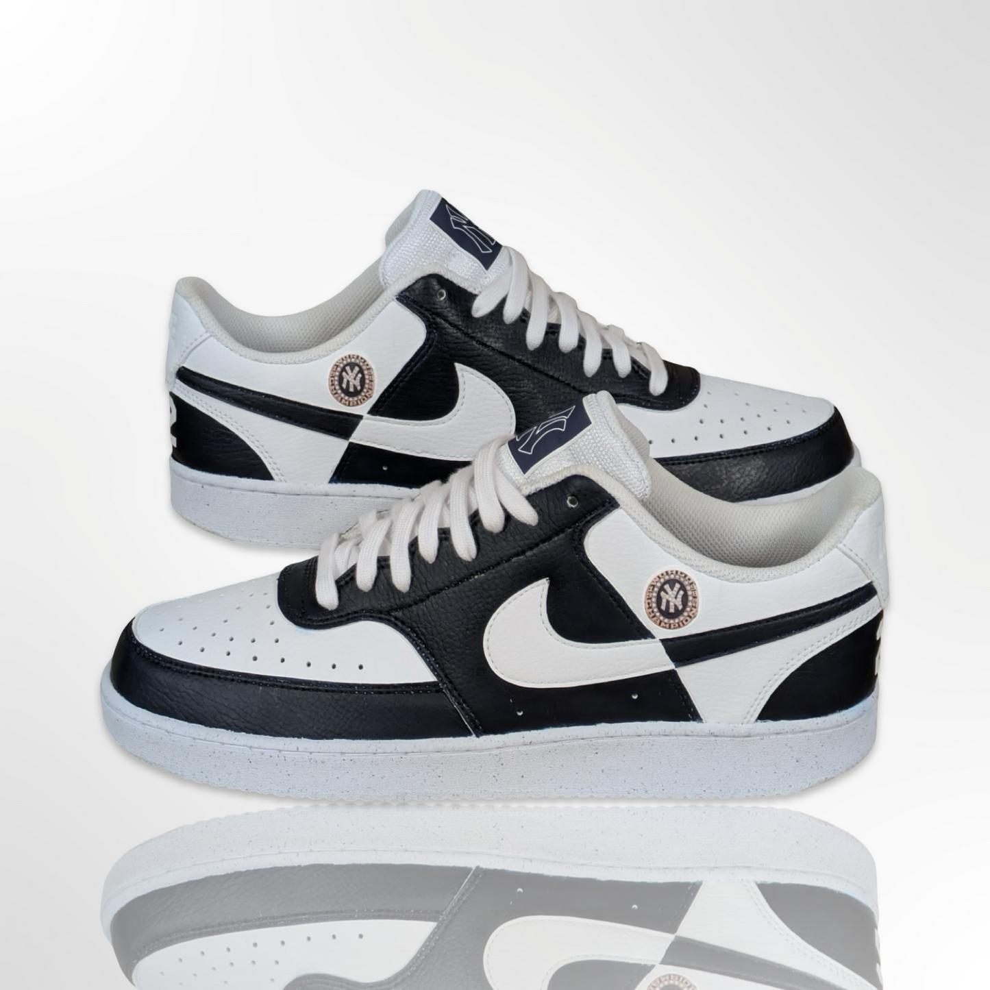 "New York Yankee" Custom Shoes - Nike Court Vision - FREE SHIPPING