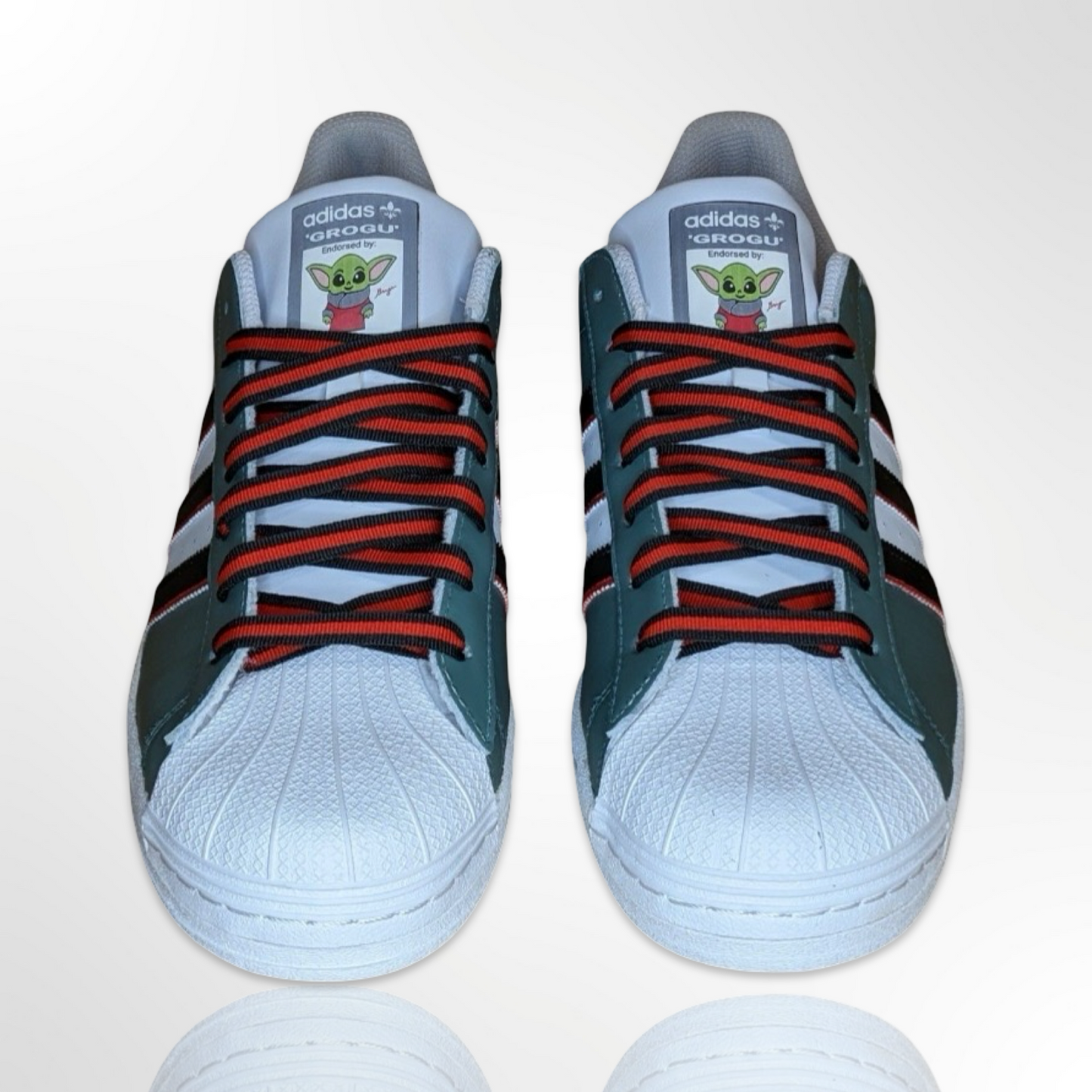 "The Mandalorian" Custom Shoes - Adidas Superstar - FREE SHIPPING