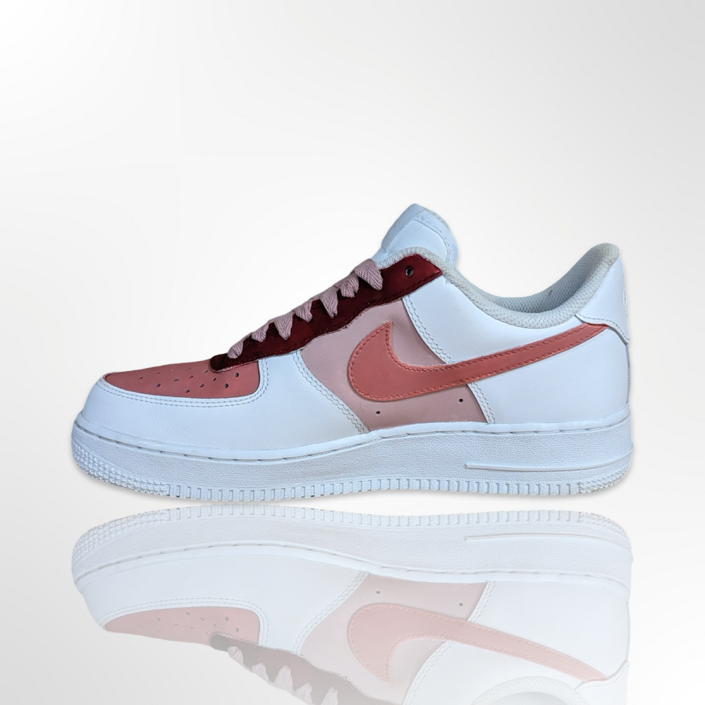 Cherish Pink on Pink Custom Shoes - Nike Air Force 1 Low - FREE SHIPPING