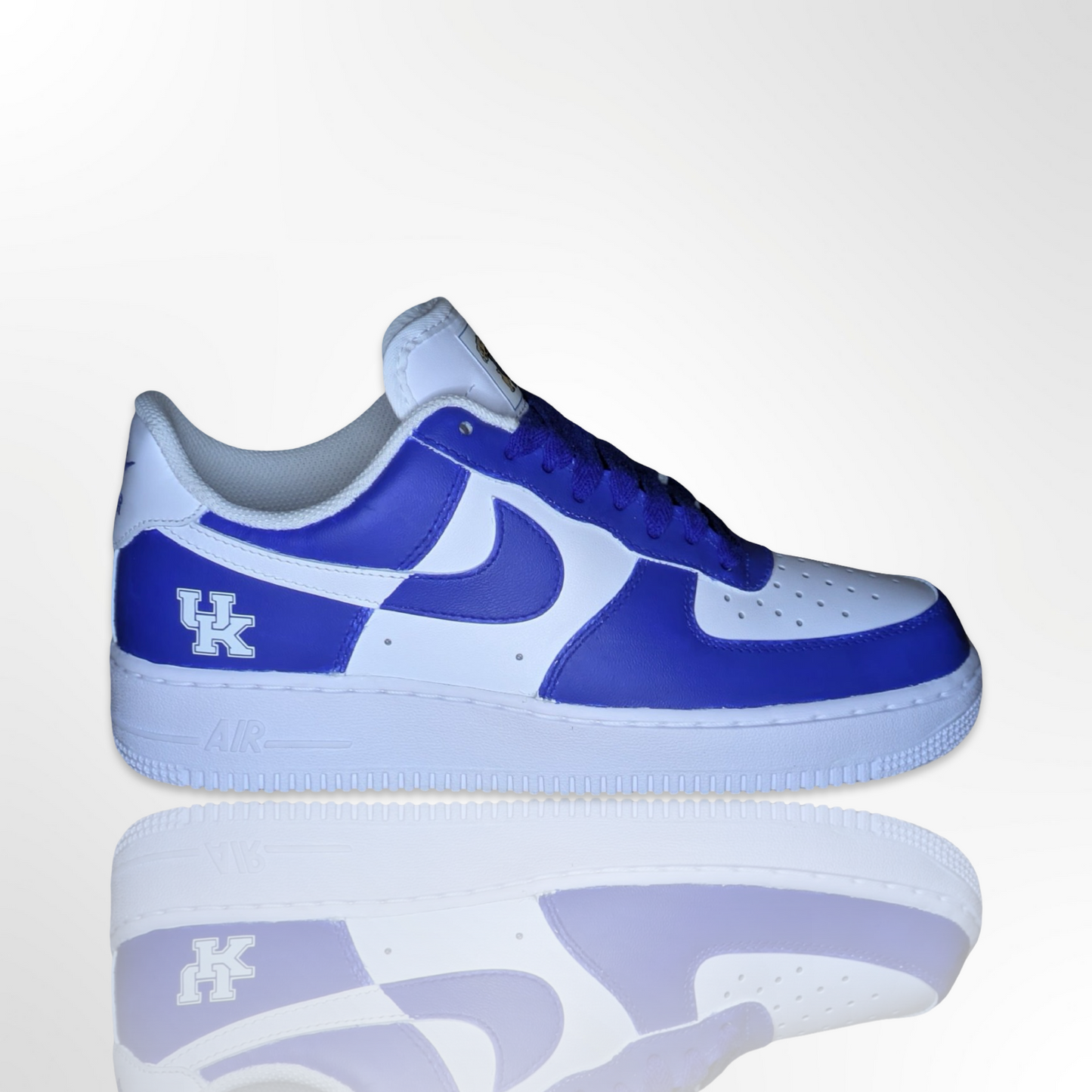 "UK" University of Kentucky Wildcat Custom Shoes - Nike Air Force 1 Low - FREE SHIPPING