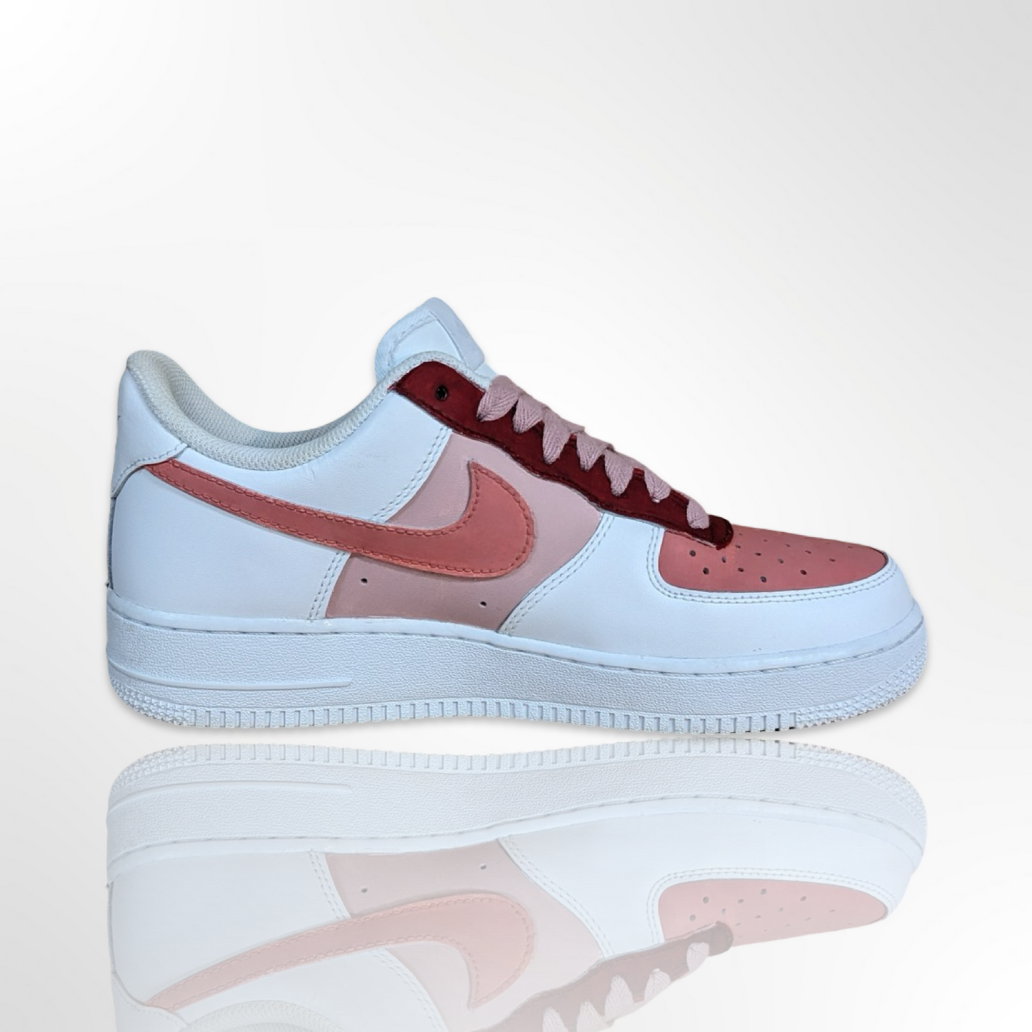 Cherish Pink on Pink Custom Shoes - Nike Air Force 1 Low - FREE SHIPPING