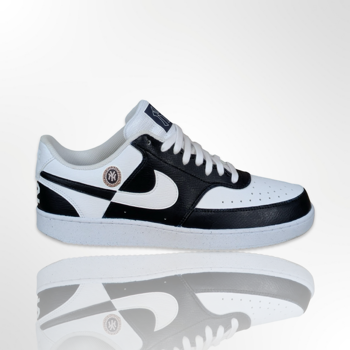 "New York Yankee" Custom Shoes - Nike Court Vision - FREE SHIPPING