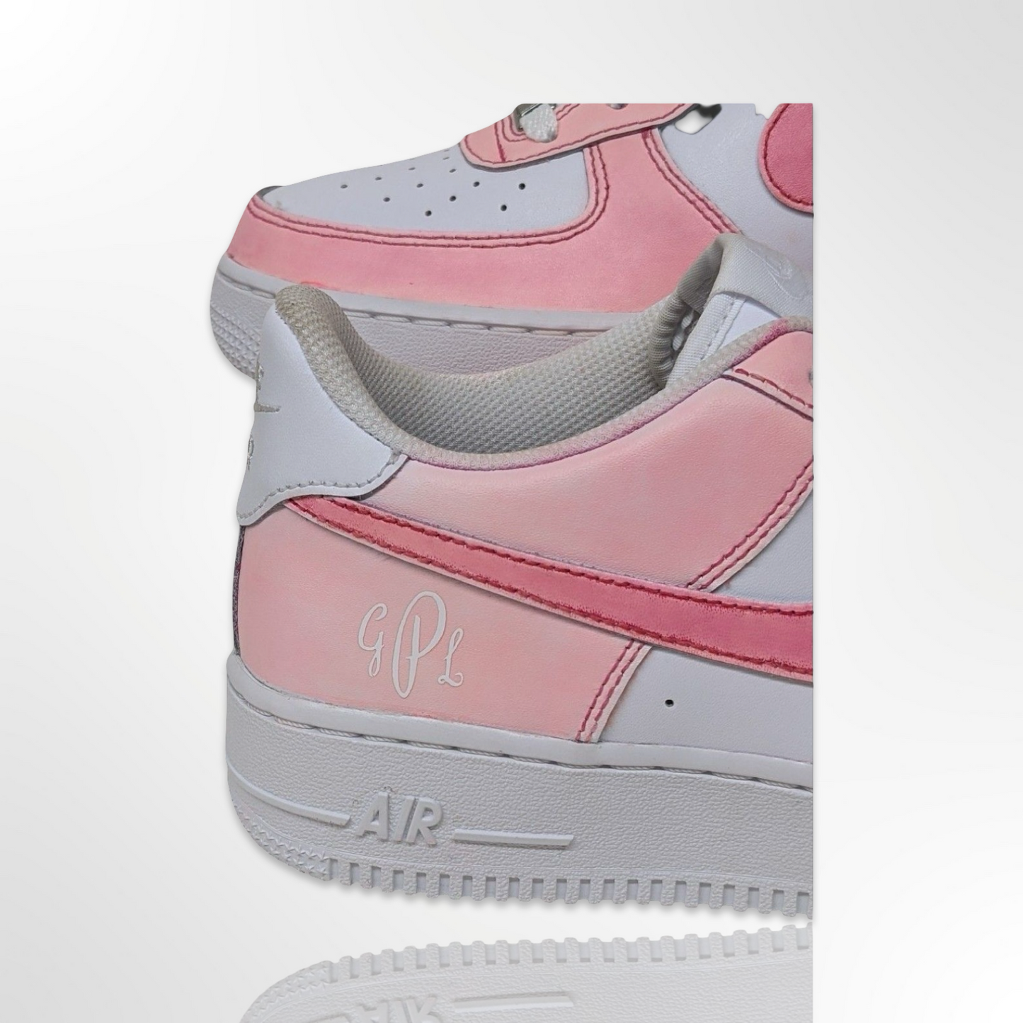 Pink/White Custom Shoes - Nike Air Force 1 Low - FREE SHIPPING
