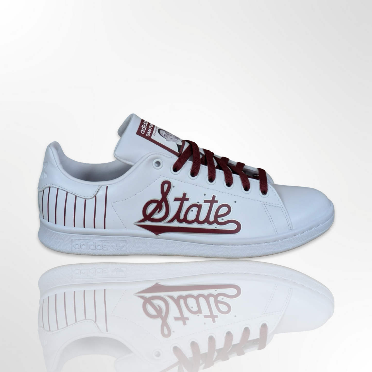 Mississippi State Custom Shoes - Adidas Stan Smith - FREE SHIPPING
