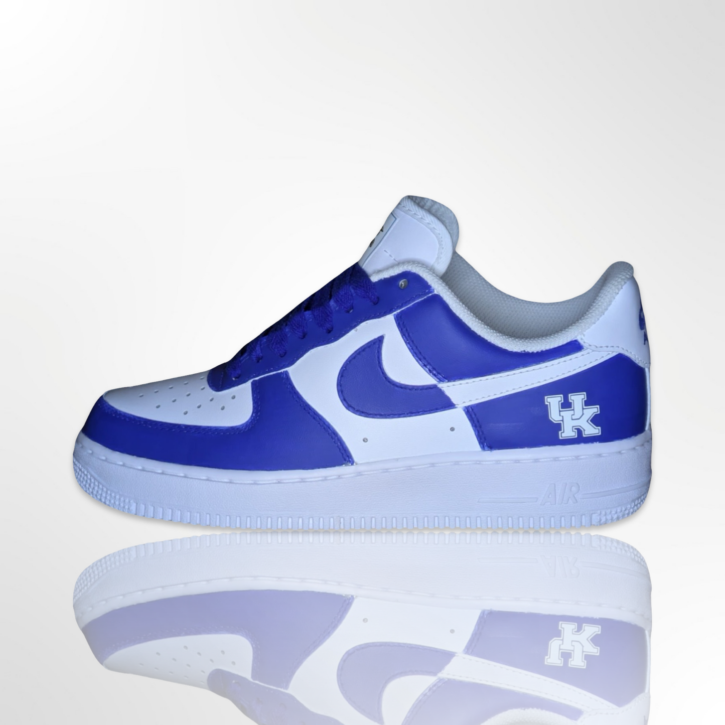 "UK" University of Kentucky Wildcat Custom Shoes - Nike Air Force 1 Low - FREE SHIPPING
