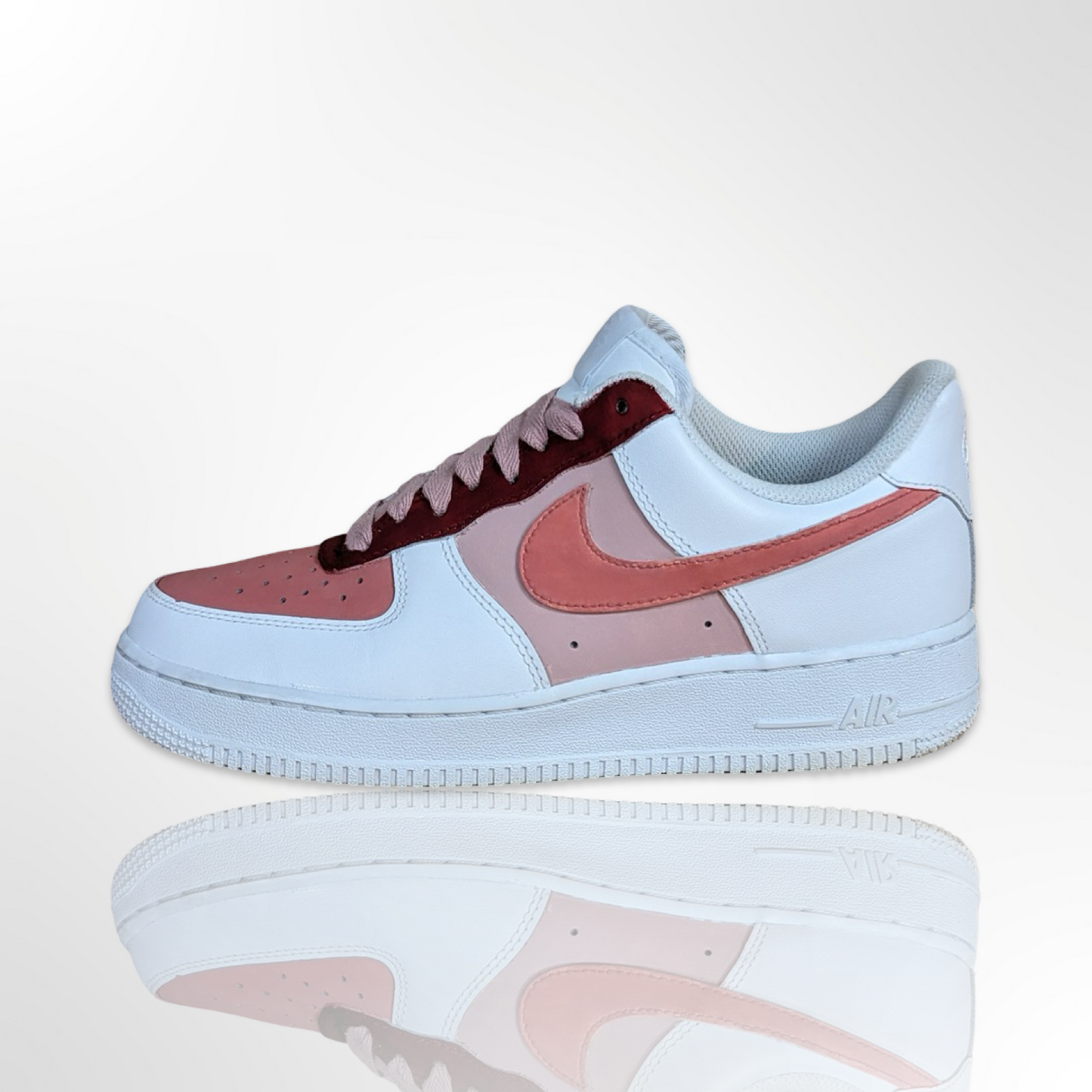 Cherish Pink on Pink Custom Shoes - Nike Air Force 1 Low - FREE SHIPPING