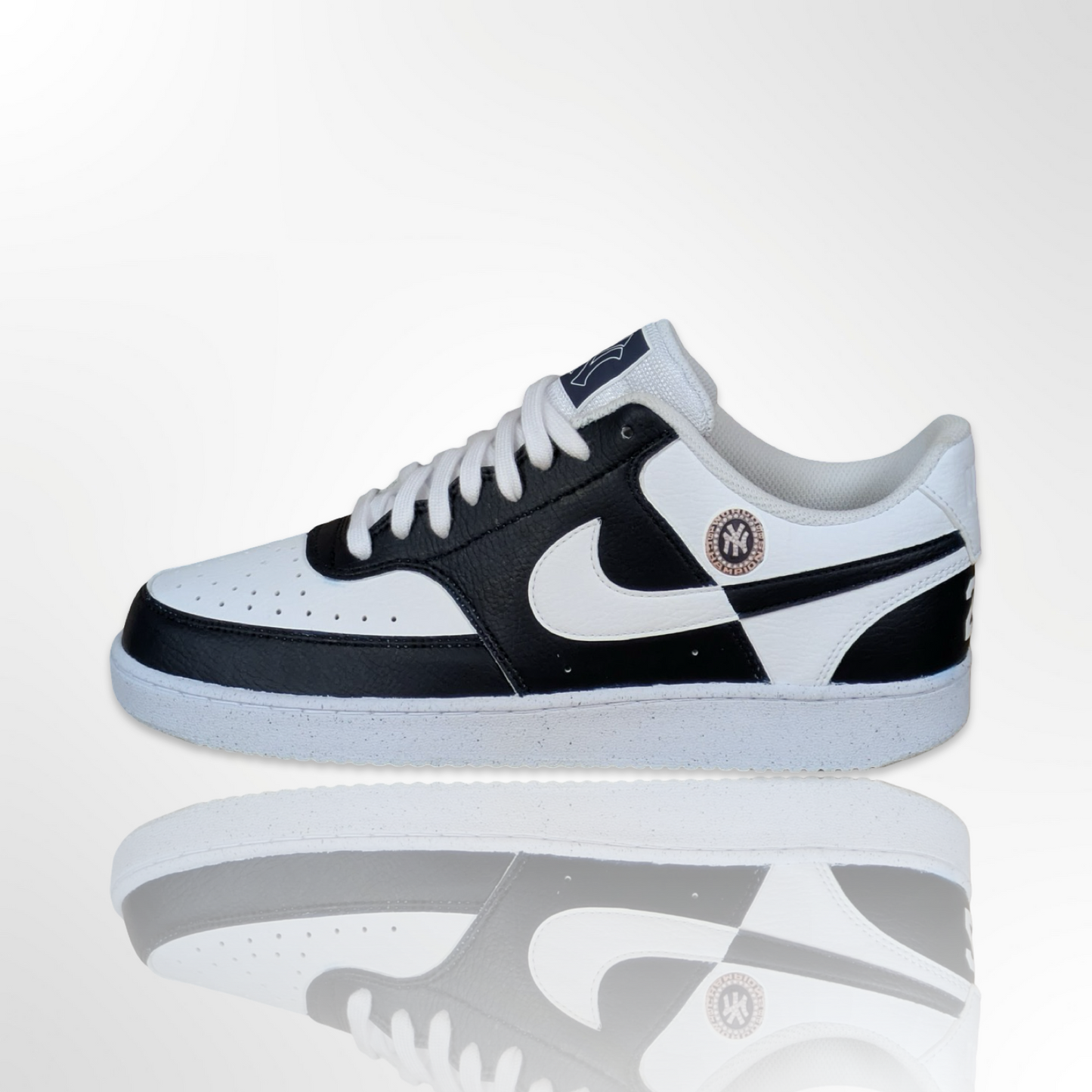 "New York Yankee" Custom Shoes - Nike Court Vision - FREE SHIPPING