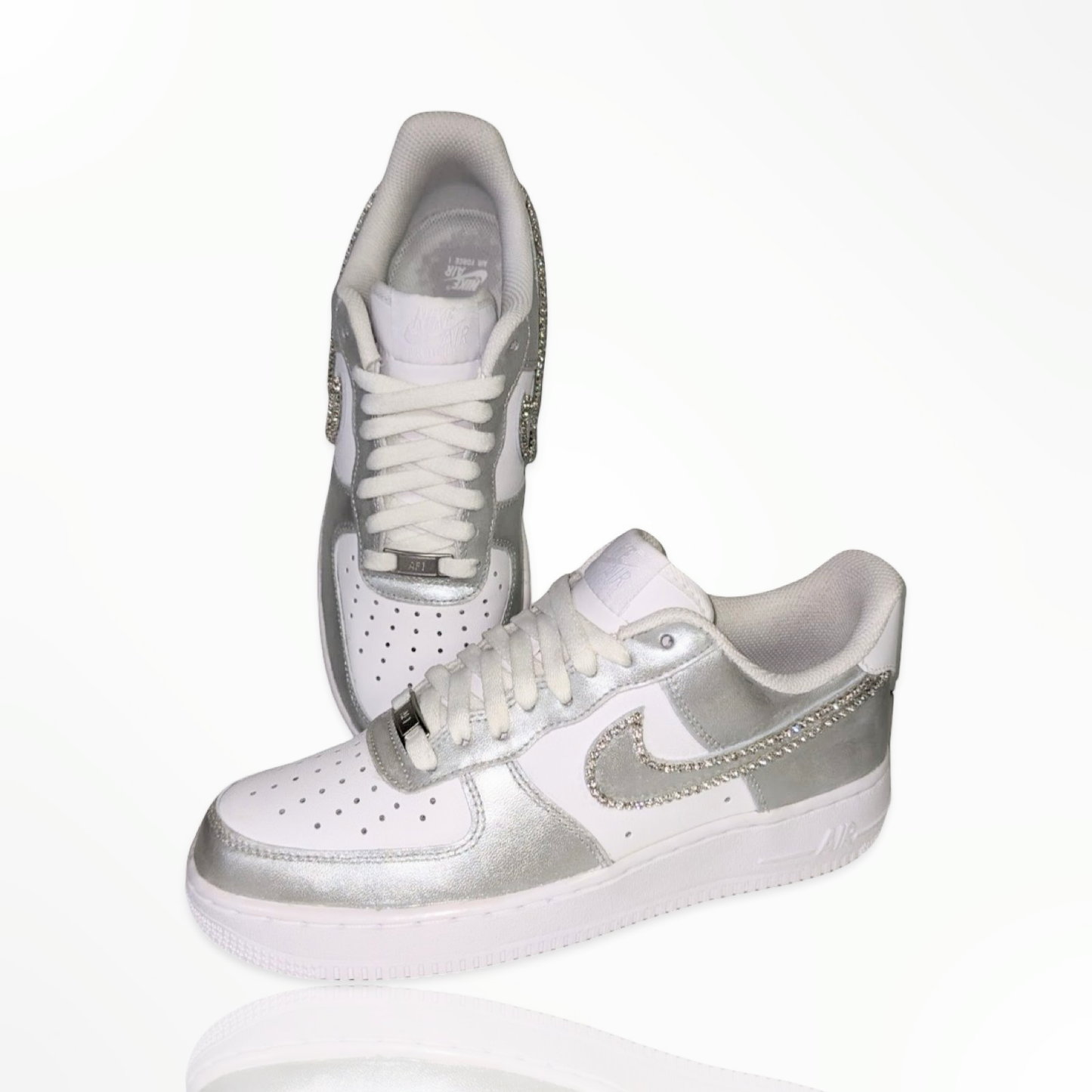 Pageant Glitter Custom Shoes - Nlke Air Force 1 Low - FREE SHIPPING