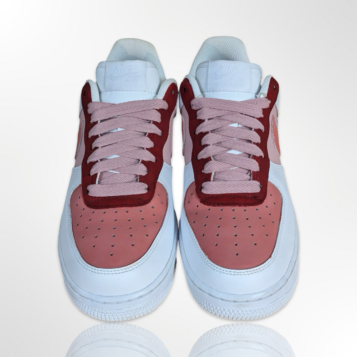 Cherish Pink on Pink Custom Shoes - Nike Air Force 1 Low - FREE SHIPPING