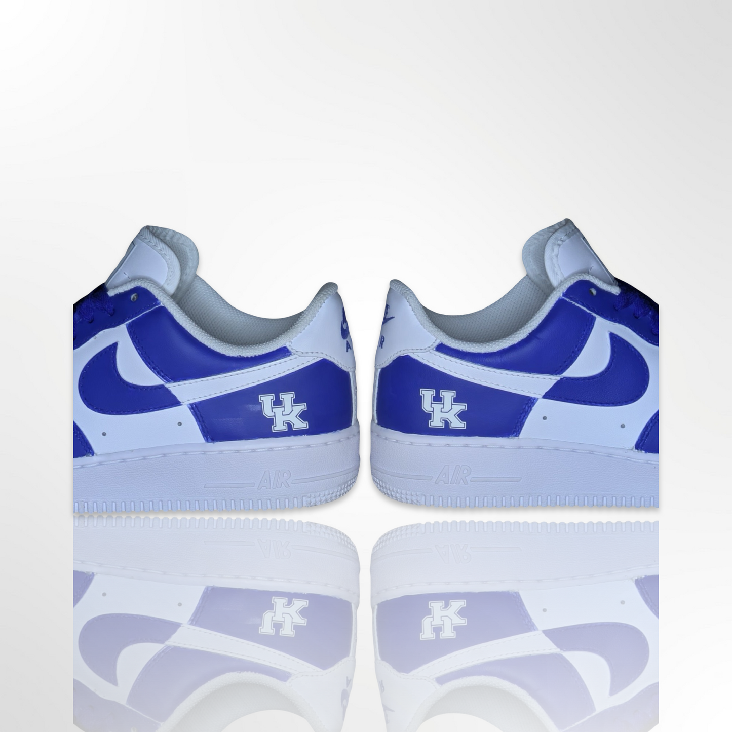 "UK" University of Kentucky Wildcat Custom Shoes - Nike Air Force 1 Low - FREE SHIPPING