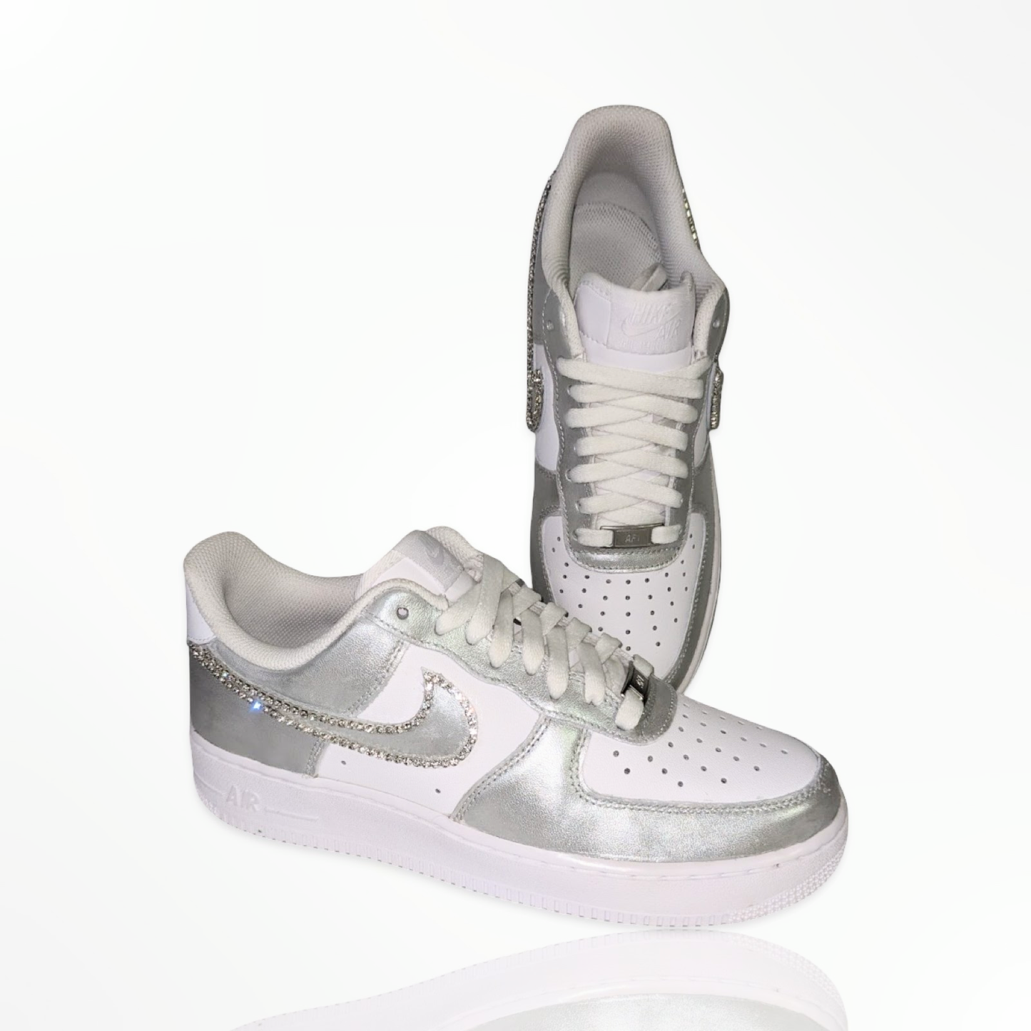 Pageant Glitter Custom Shoes - Nlke Air Force 1 Low - FREE SHIPPING
