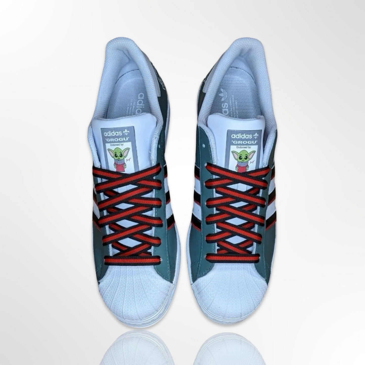 "The Mandalorian" Custom Shoes - Adidas Superstar - FREE SHIPPING