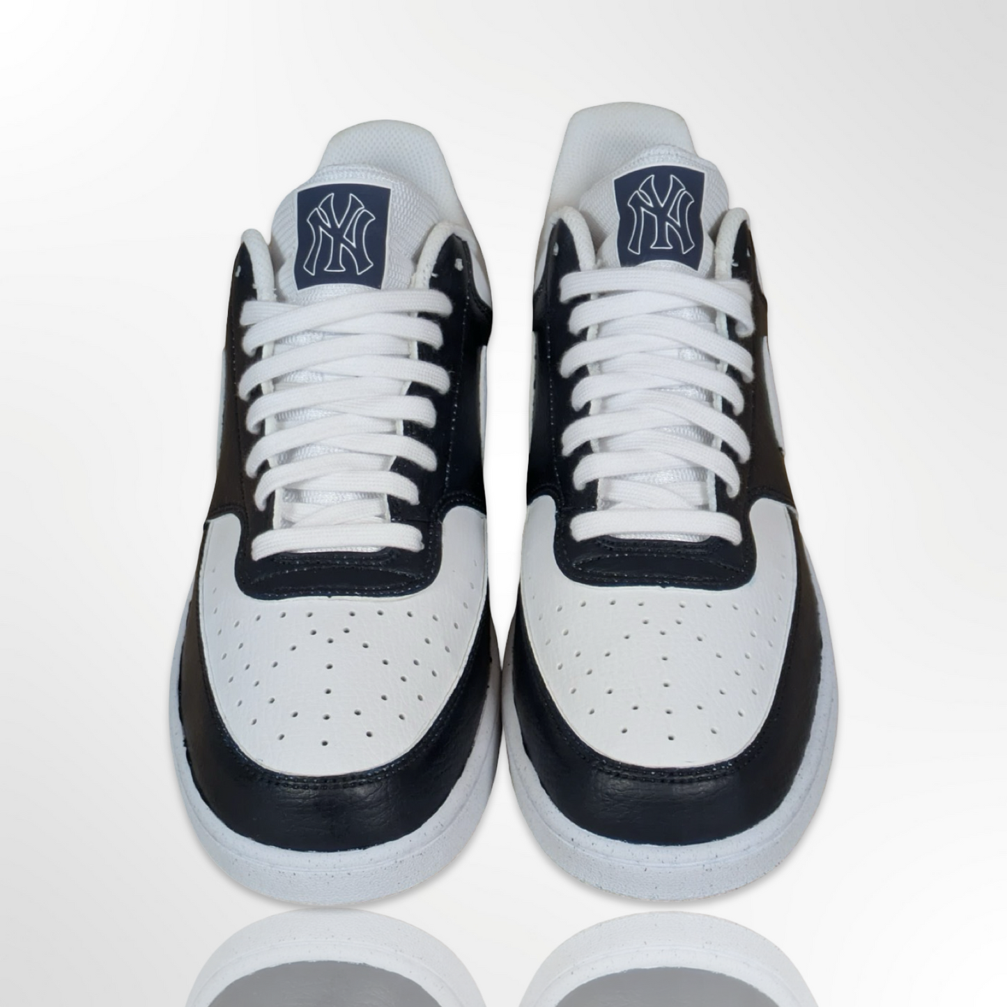 "New York Yankee" Custom Shoes - Nike Court Vision - FREE SHIPPING
