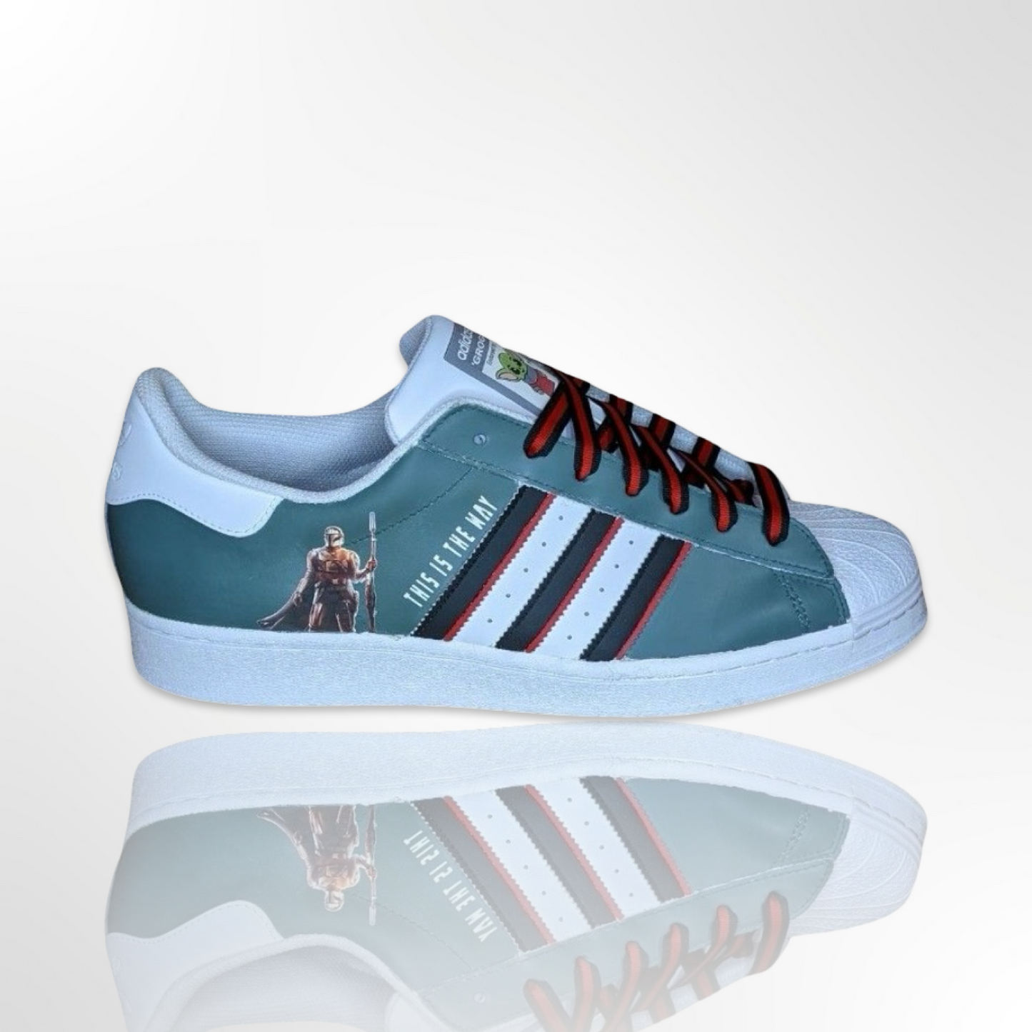 "The Mandalorian" Custom Shoes - Adidas Superstar - FREE SHIPPING