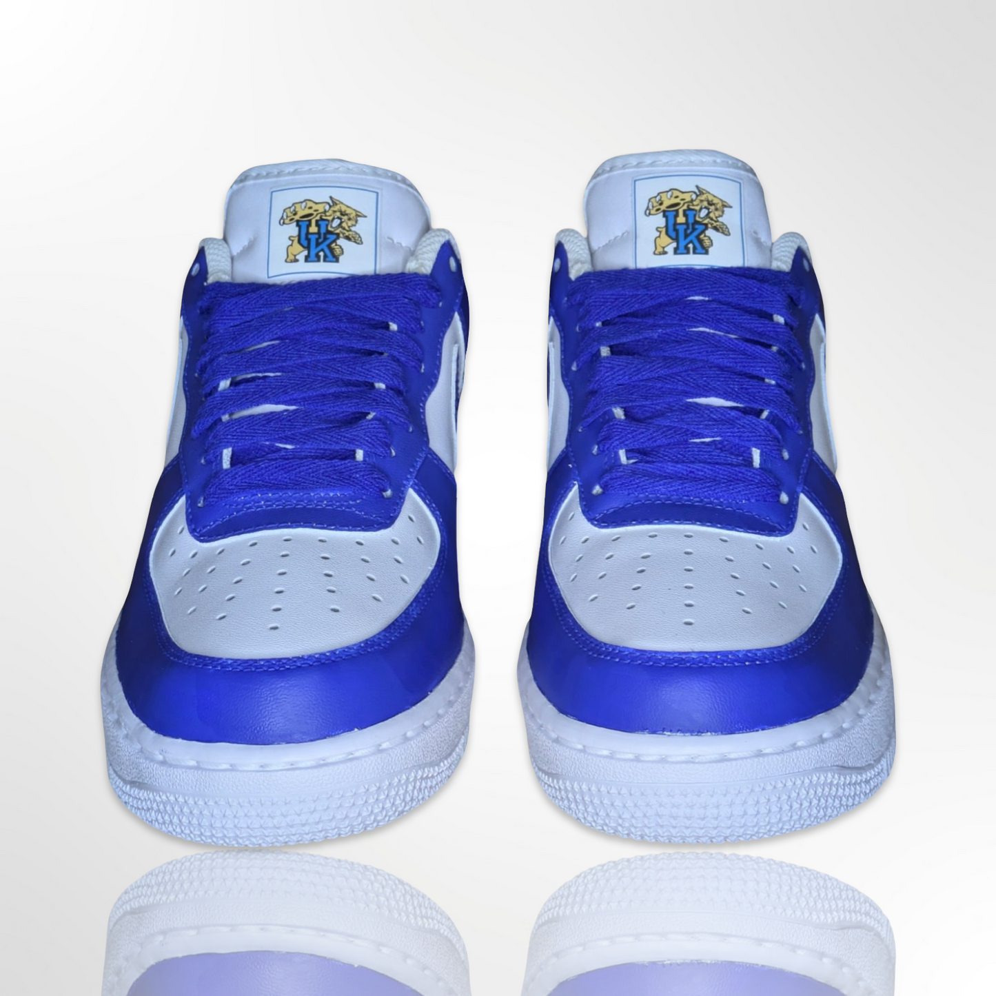 "UK" University of Kentucky Wildcat Custom Shoes - Nike Air Force 1 Low - FREE SHIPPING