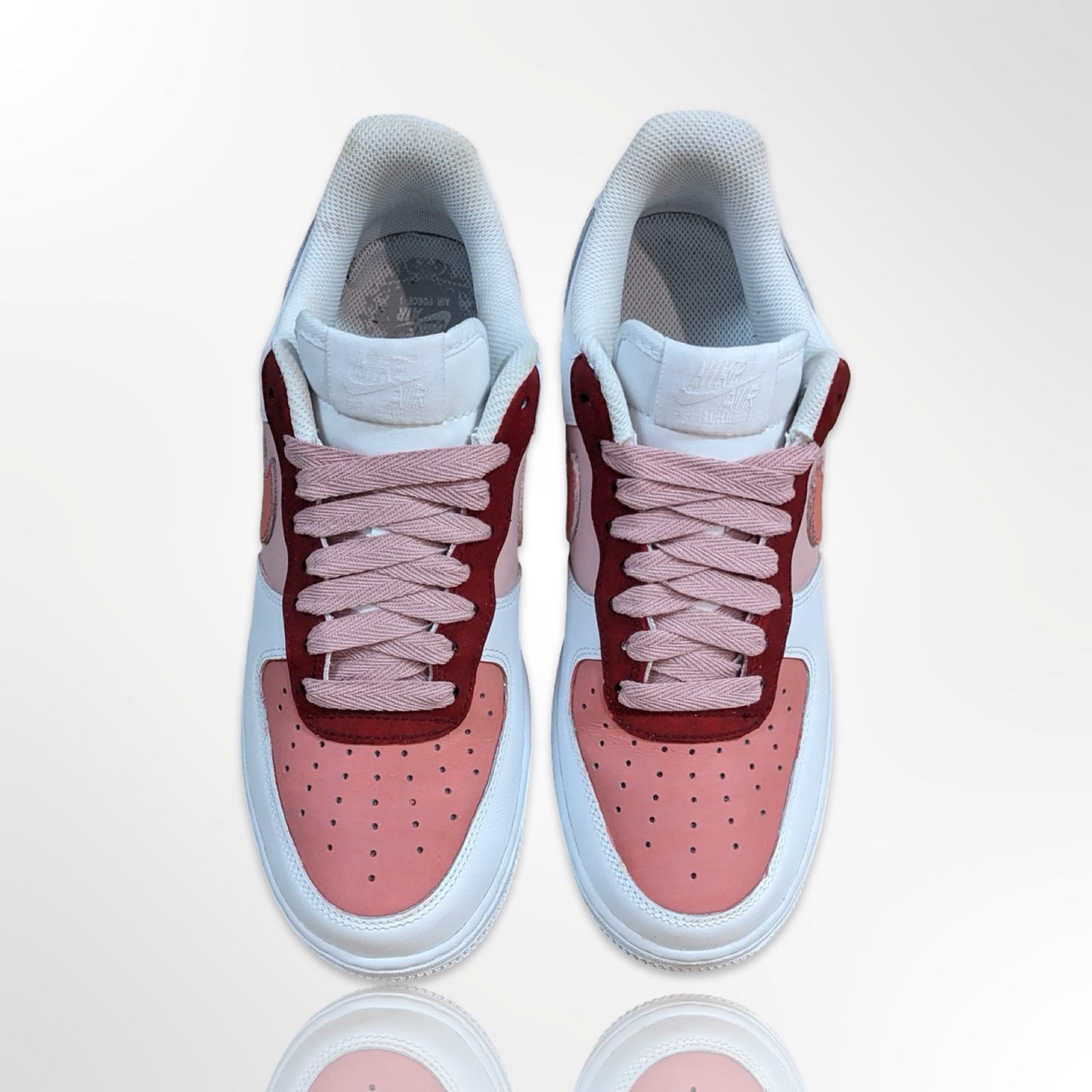 Cherish Pink on Pink Custom Shoes - Nike Air Force 1 Low - FREE SHIPPING