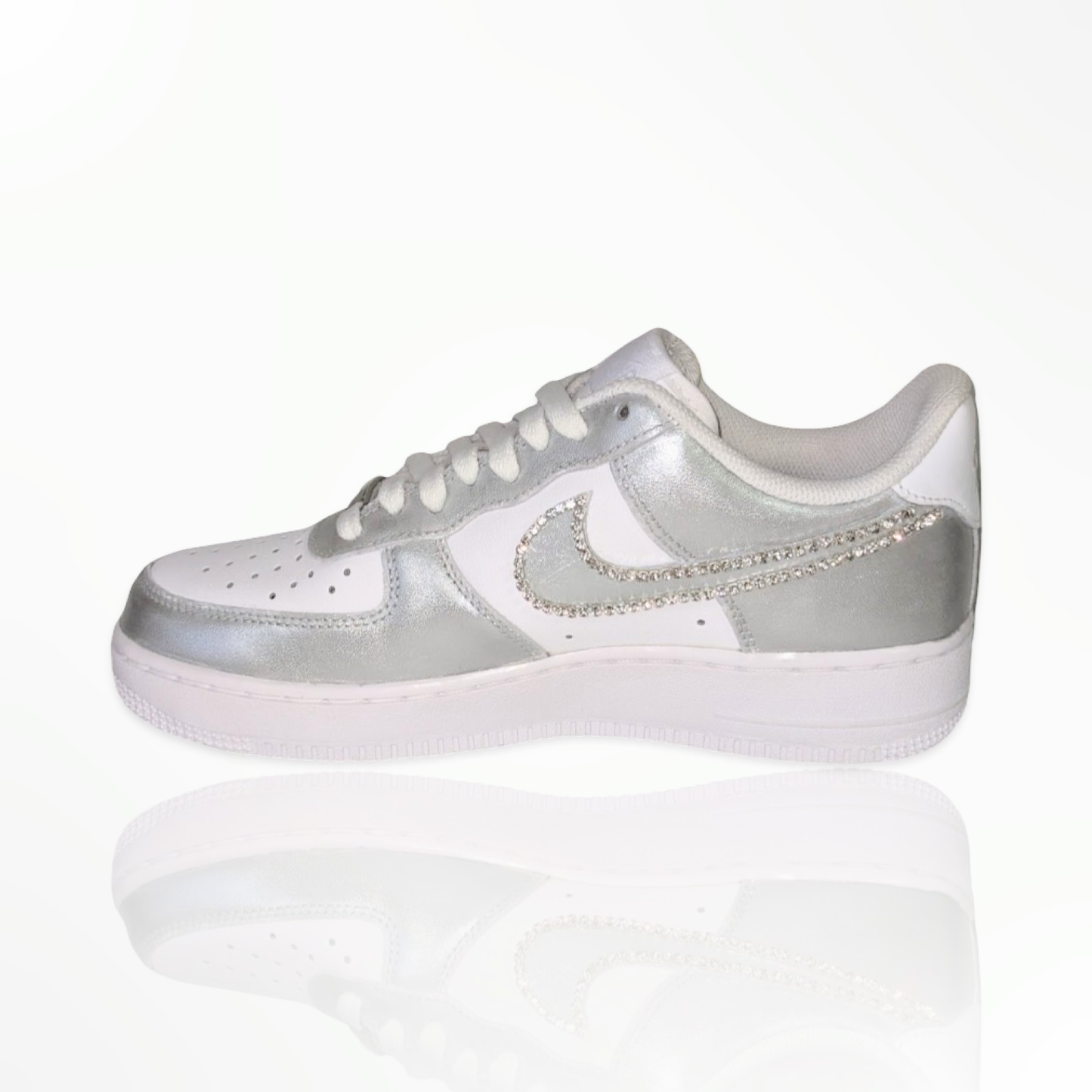 Pageant Glitter Custom Shoes - Nlke Air Force 1 Low - FREE SHIPPING