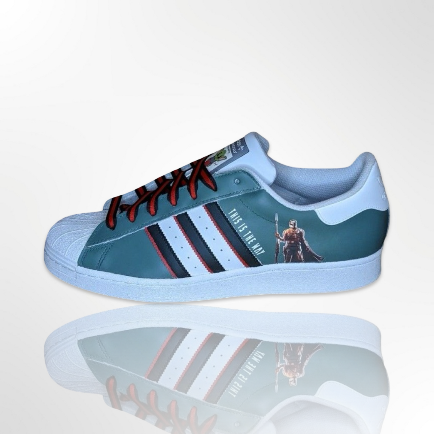 "The Mandalorian" Custom Shoes - Adidas Superstar - FREE SHIPPING