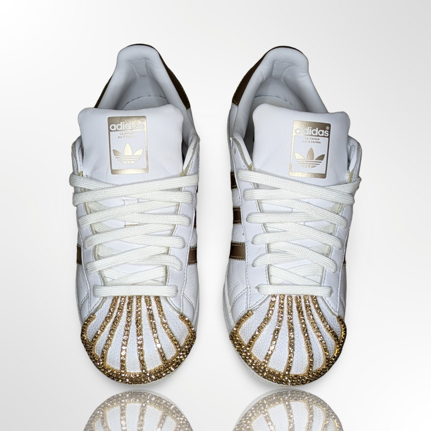 '24K Magic' Custom Shoes - Adidas Superstar - FREE SHIPPING
