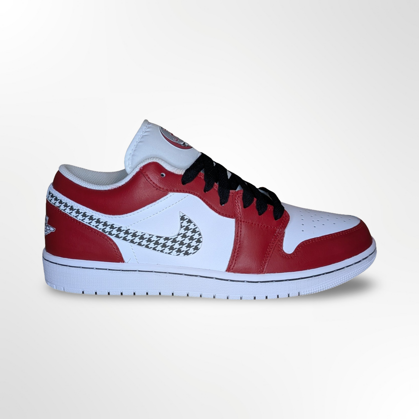 ‘Roll Away The Tide’ Alabama Custom Shoes - Jordan 1 Low - FREE SHIPPING