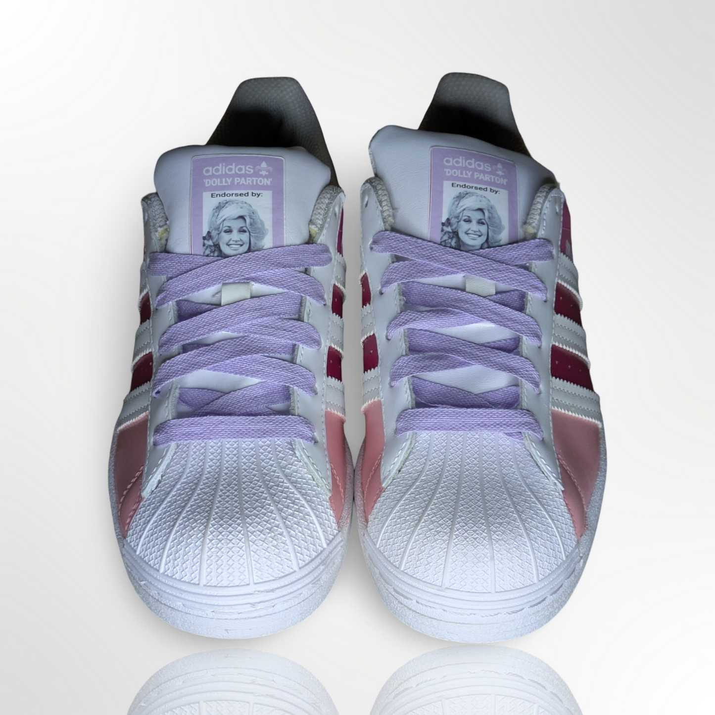 ‘Dolly Parton’ Custom Shoes - Adidas Superstar - FREE SHIPPING