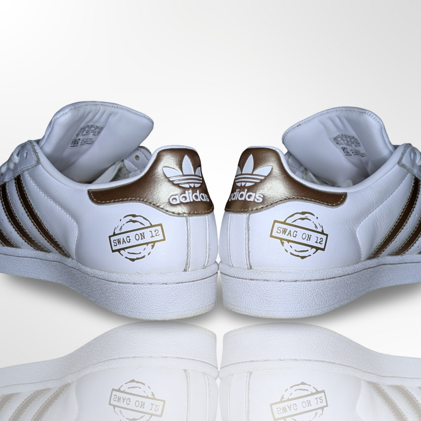 '24K Magic' Custom Shoes - Adidas Superstar - FREE SHIPPING