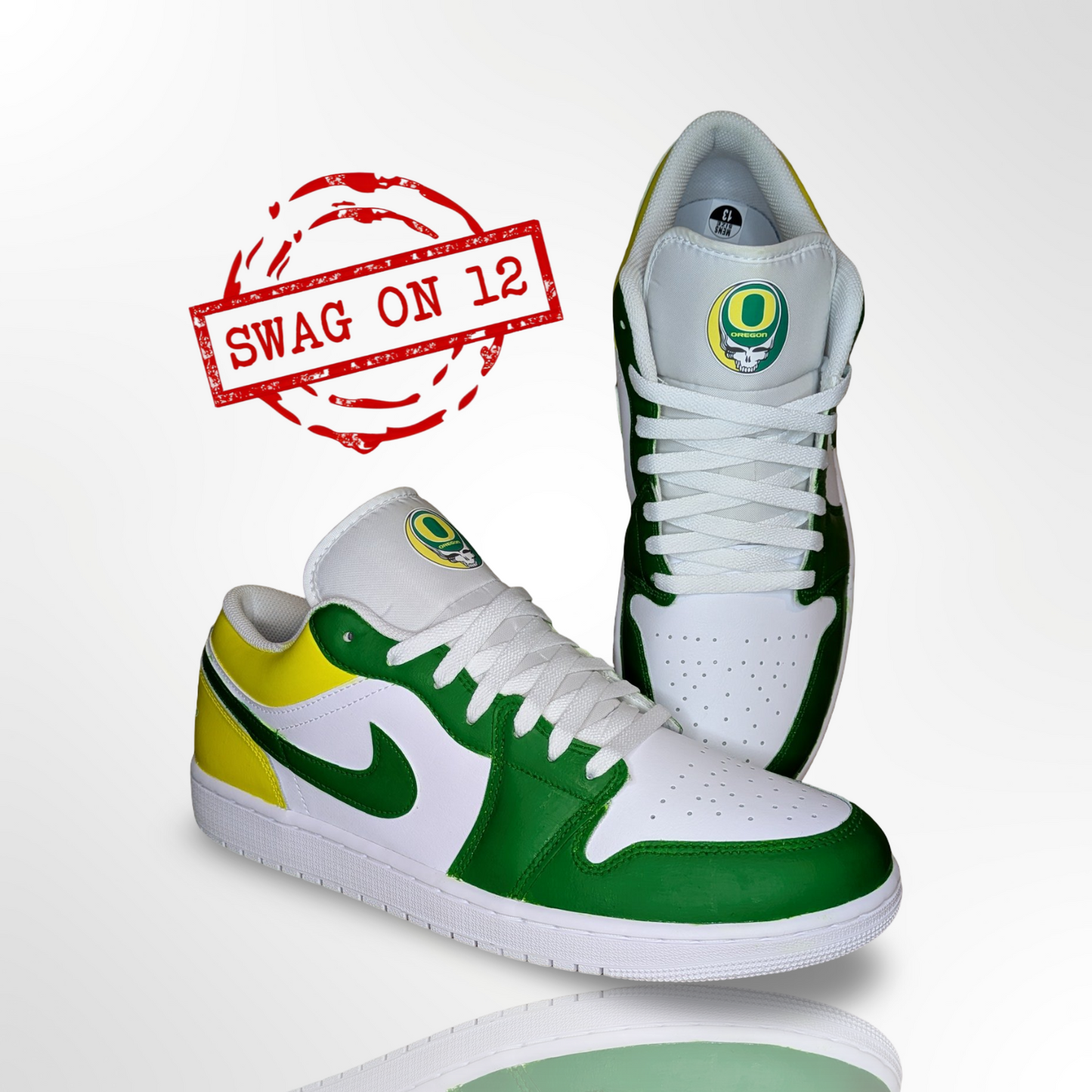 "Duck Around and Find Out" Custom Shoes - Jordan 1 Low - FREE SHIPPING