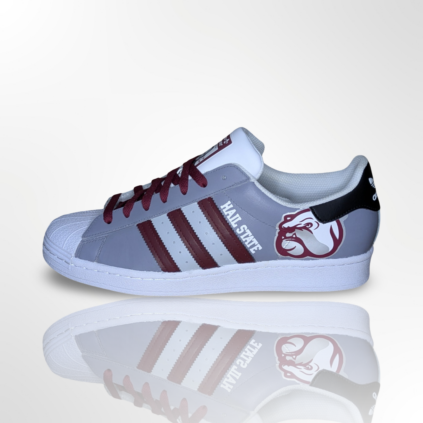 ‘Hail State’ Custom Shoes - Adidas Superstar - FREE SHIPPING