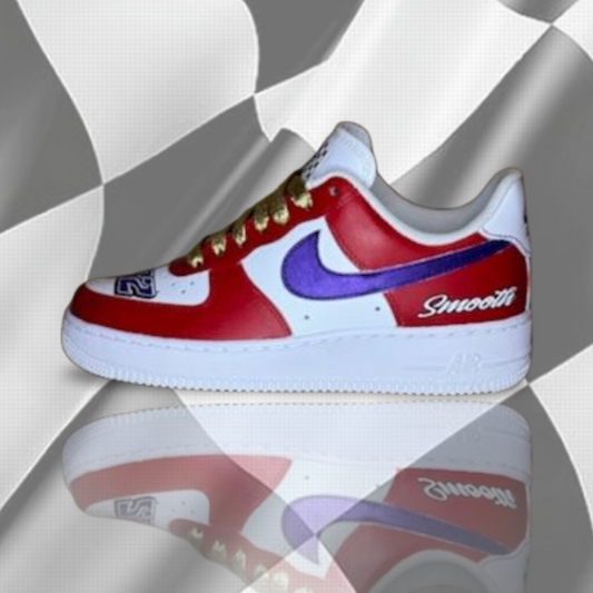 'SMOOTH OPERATOR #32' Bobby Pierce Custom Shoes - Nike Air Force 1 - FREE SHIPPING