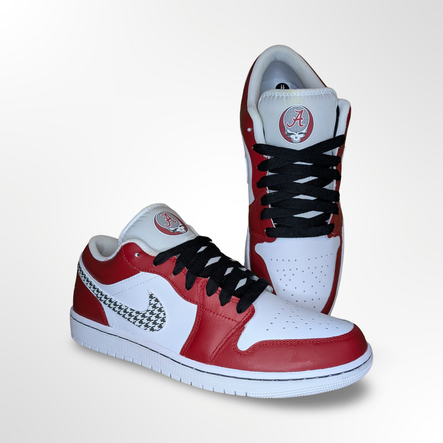 ‘Roll Away The Tide’ Alabama Custom Shoes - Jordan 1 Low - FREE SHIPPING